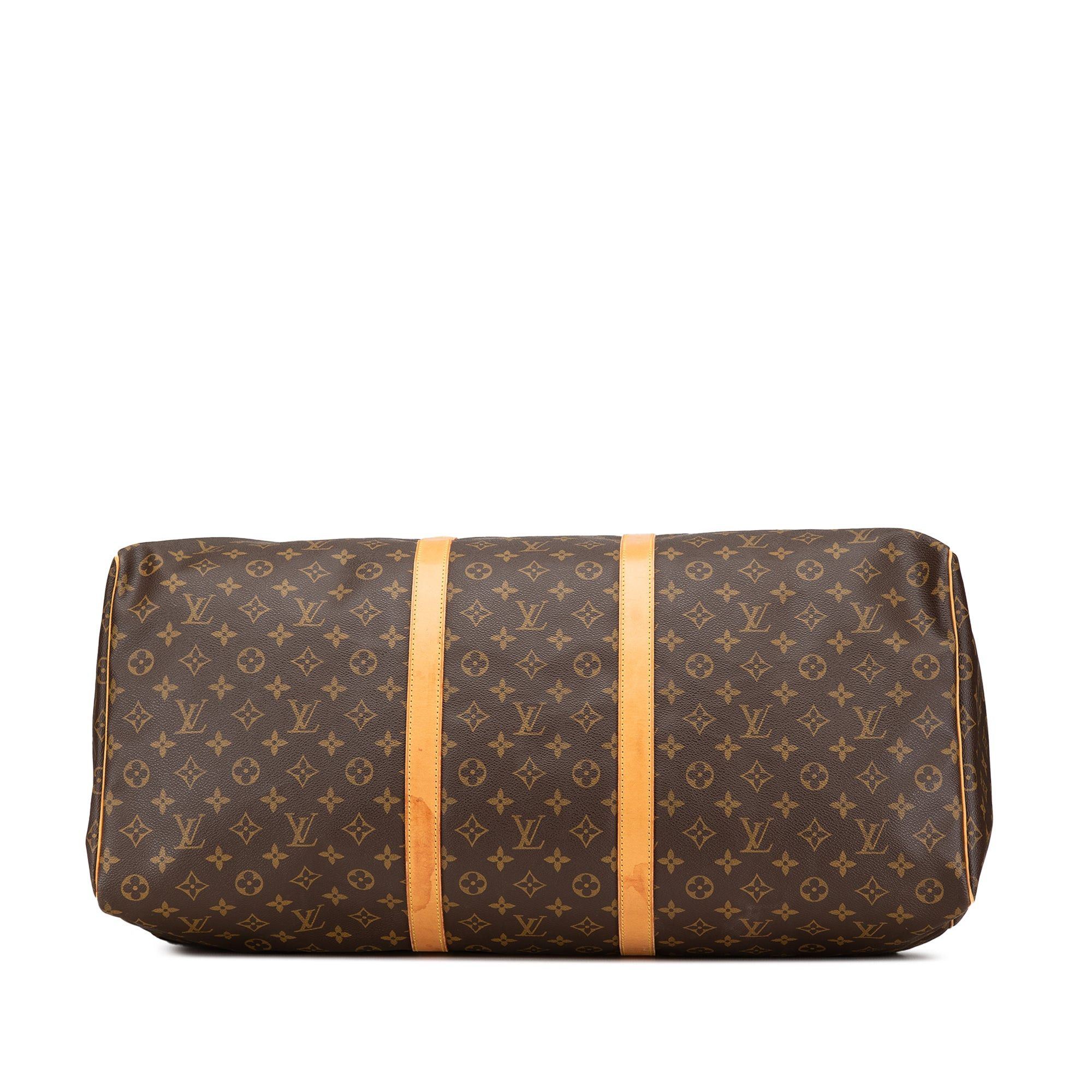 Louis Vuitton Louis Vuitton Monogram Keepall 60 Brown Size ONE SIZE - 3 Thumbnail