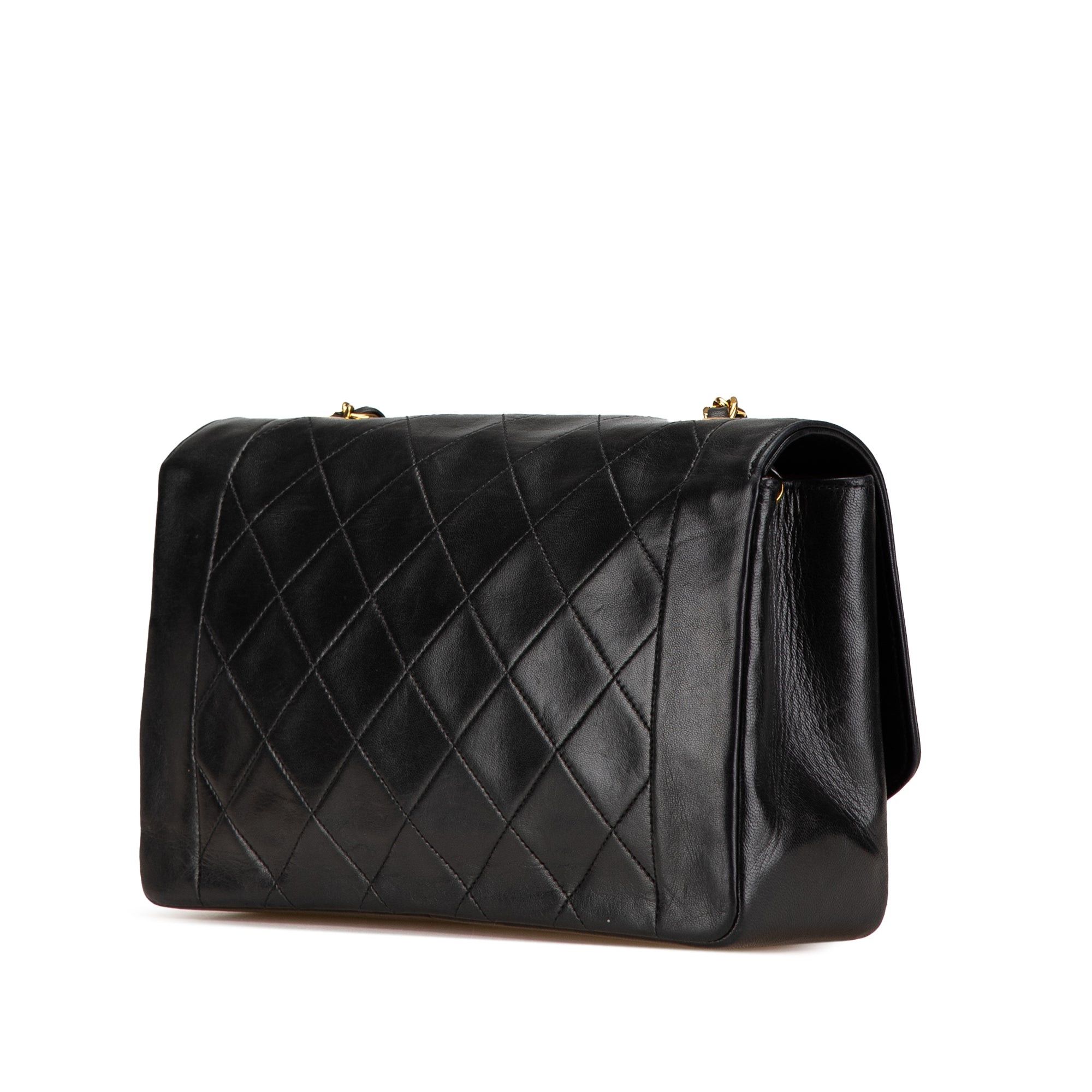 Chanel Chanel Medium Lambskin Diana Flap Black Size ONE SIZE - 2 Thumbnail