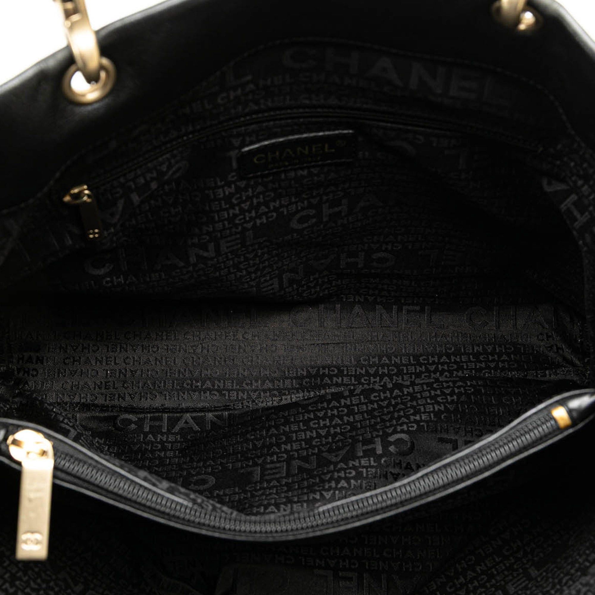 Chanel Chanel CC Caviar Tote Black Size ONE SIZE - 4 Thumbnail