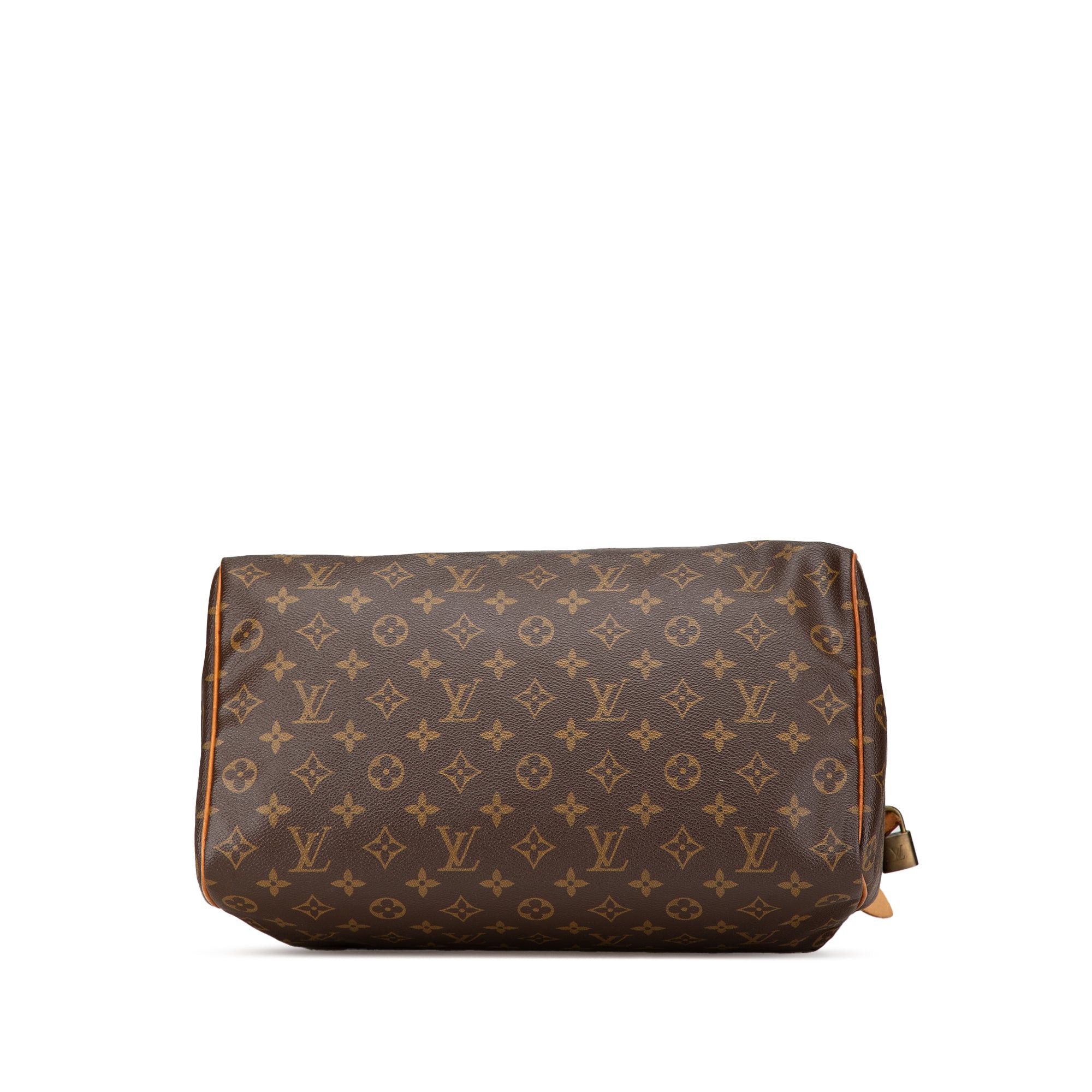 Louis Vuitton Louis Vuitton Monogram Speedy 35 Brown Size ONE SIZE - 3 Thumbnail