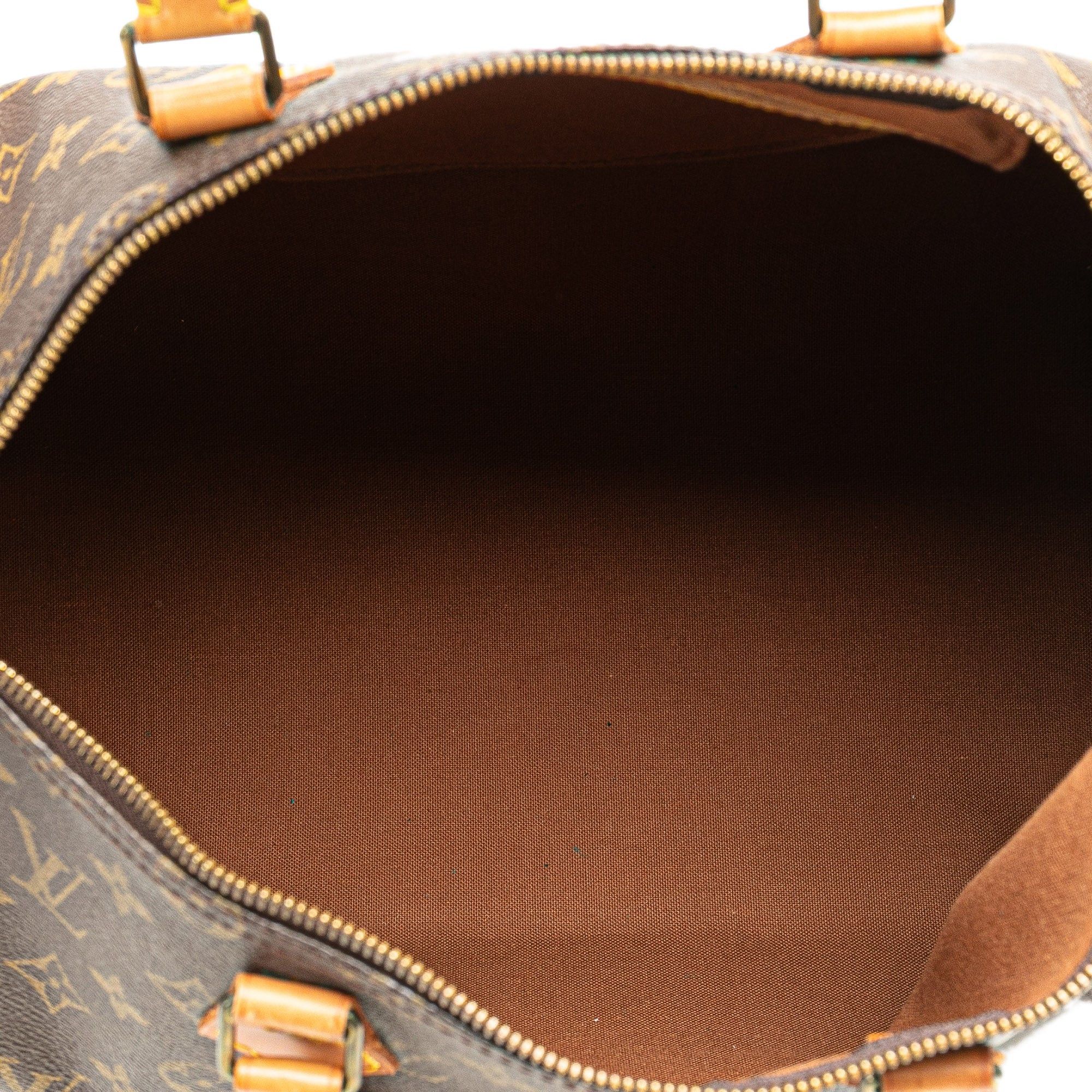 Louis Vuitton Louis Vuitton Monogram Speedy 35 Brown Size ONE SIZE - 4 Thumbnail
