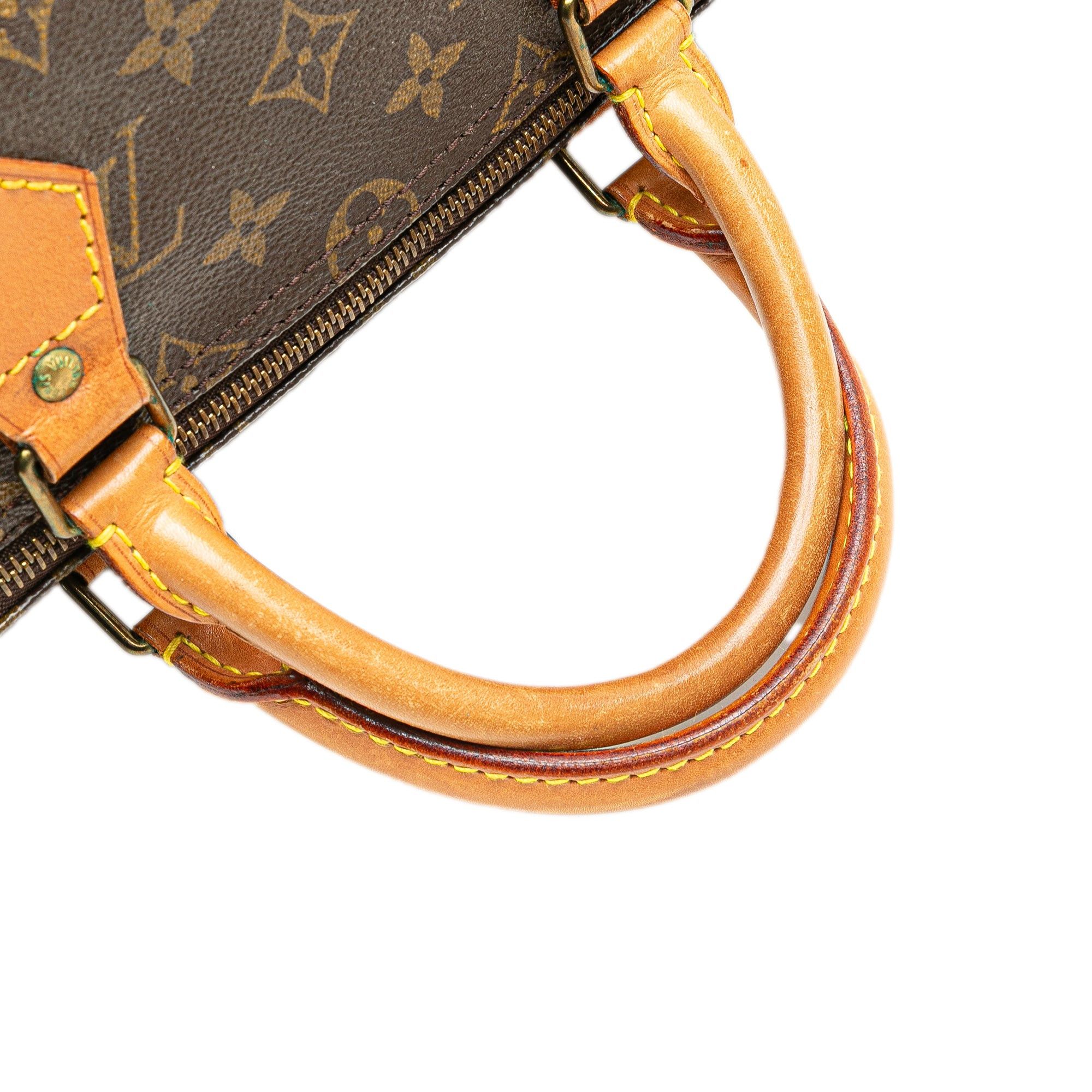 Louis Vuitton Louis Vuitton Monogram Speedy 35 Brown Size ONE SIZE - 12 Thumbnail