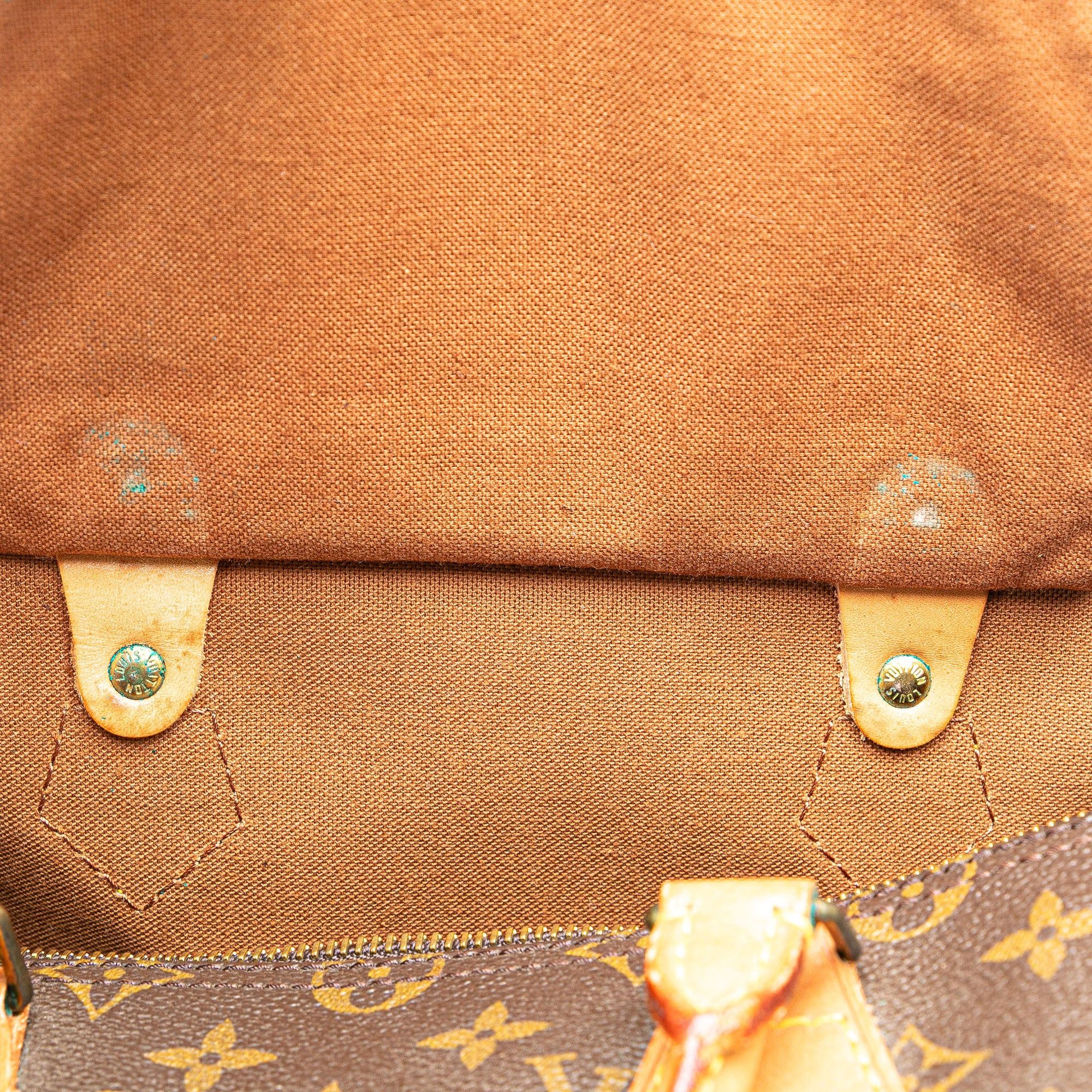 Louis Vuitton Louis Vuitton Monogram Speedy 35 Brown Size ONE SIZE - 9 Thumbnail