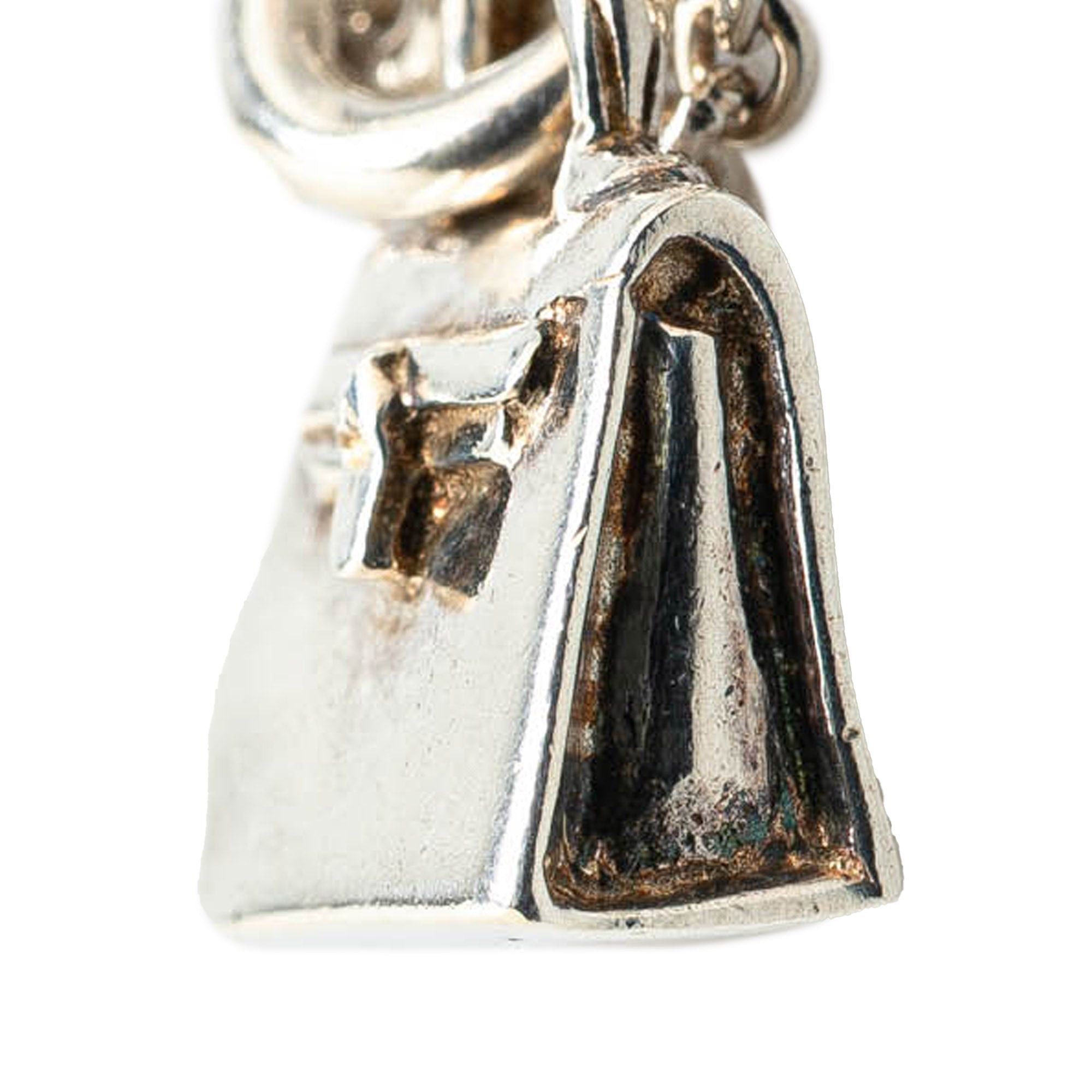 Hermes Hermès Sterling Silver Amulets Kelly Pendant Necklace Silver Size ONE SIZE - 4 Thumbnail