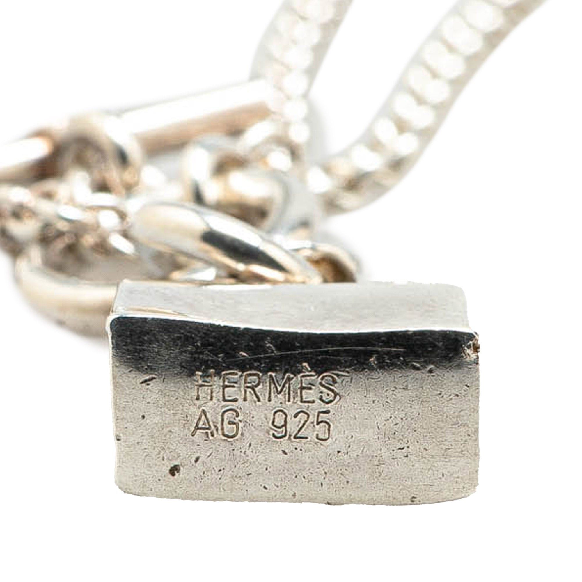 Hermes Hermès Sterling Silver Amulets Kelly Pendant Necklace Silver Size ONE SIZE - 2 Thumbnail
