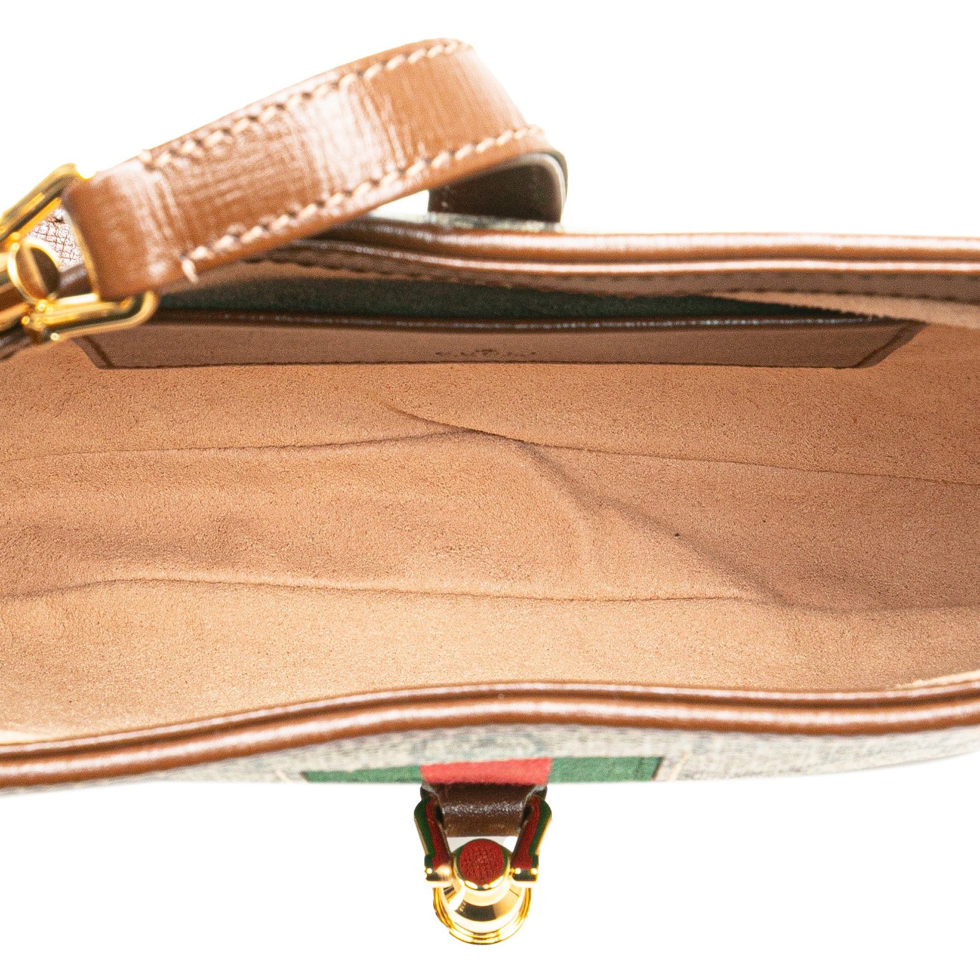 Gucci Gucci Mini GG Supreme Jackie 1961 Crossbody Brown Size ONE SIZE - 4 Thumbnail
