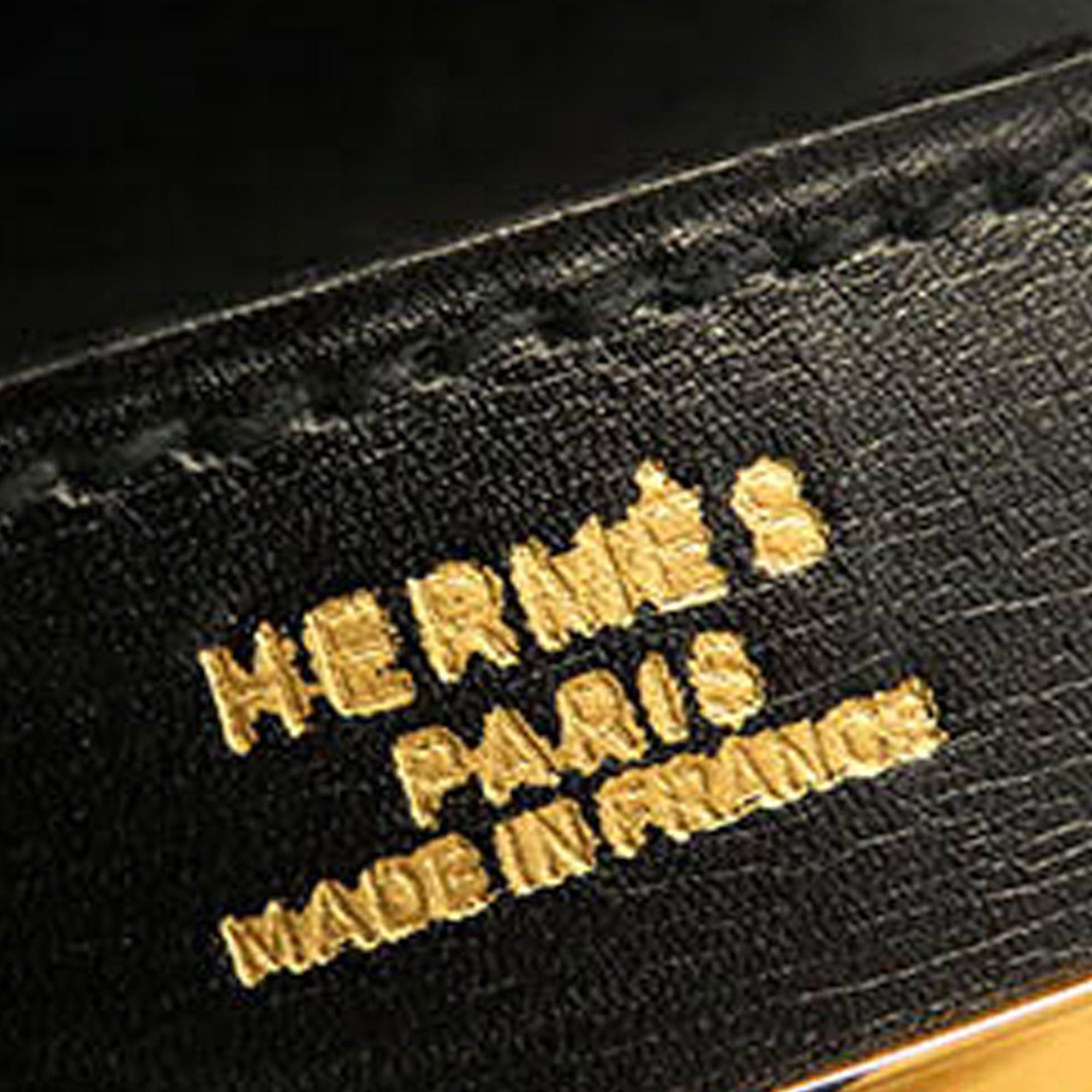 Hermes Hermès Box Calf Kelly Retourne 32 Black Size ONE SIZE - 5 Thumbnail