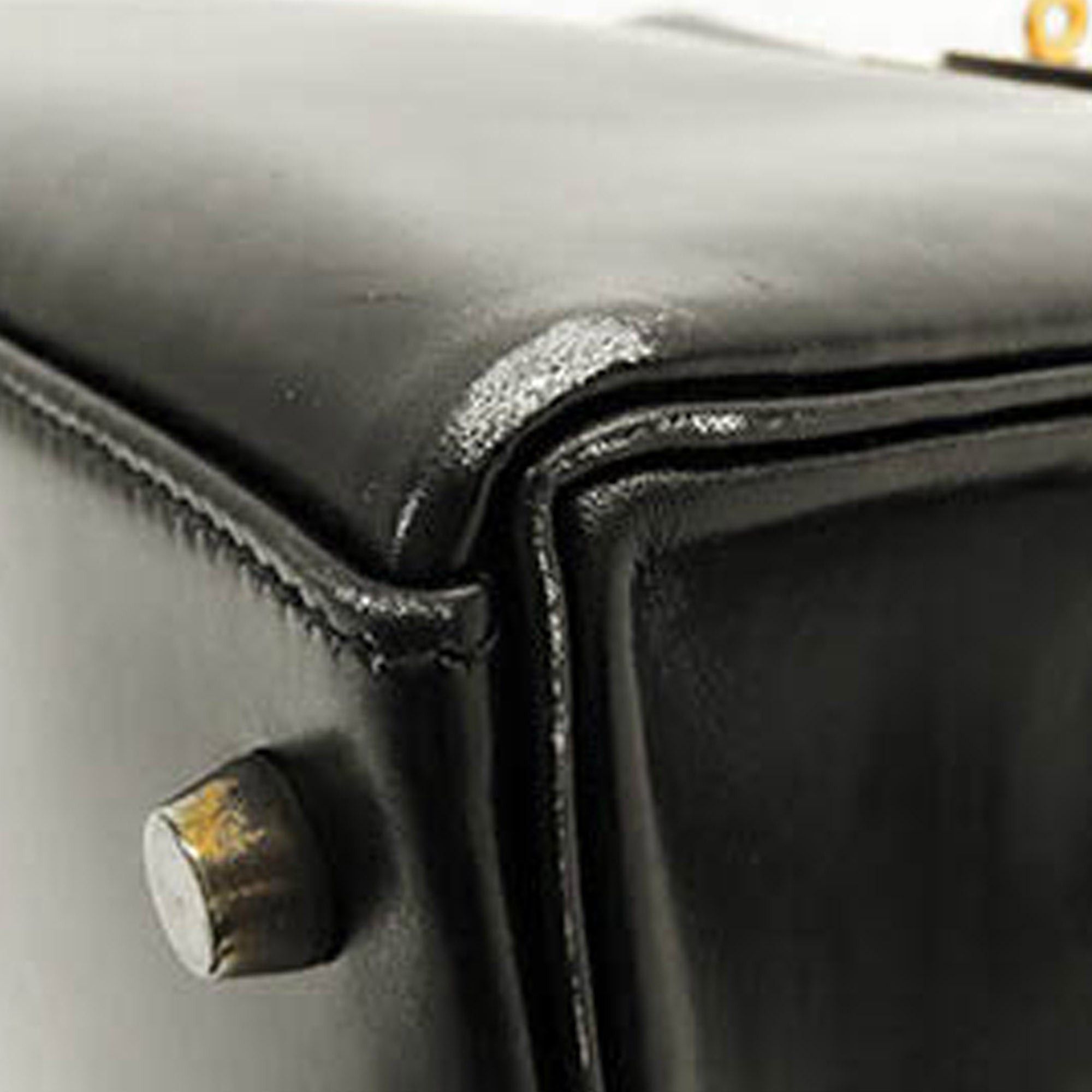 Hermes Hermès Box Calf Kelly Retourne 32 Black Size ONE SIZE - 15 Thumbnail