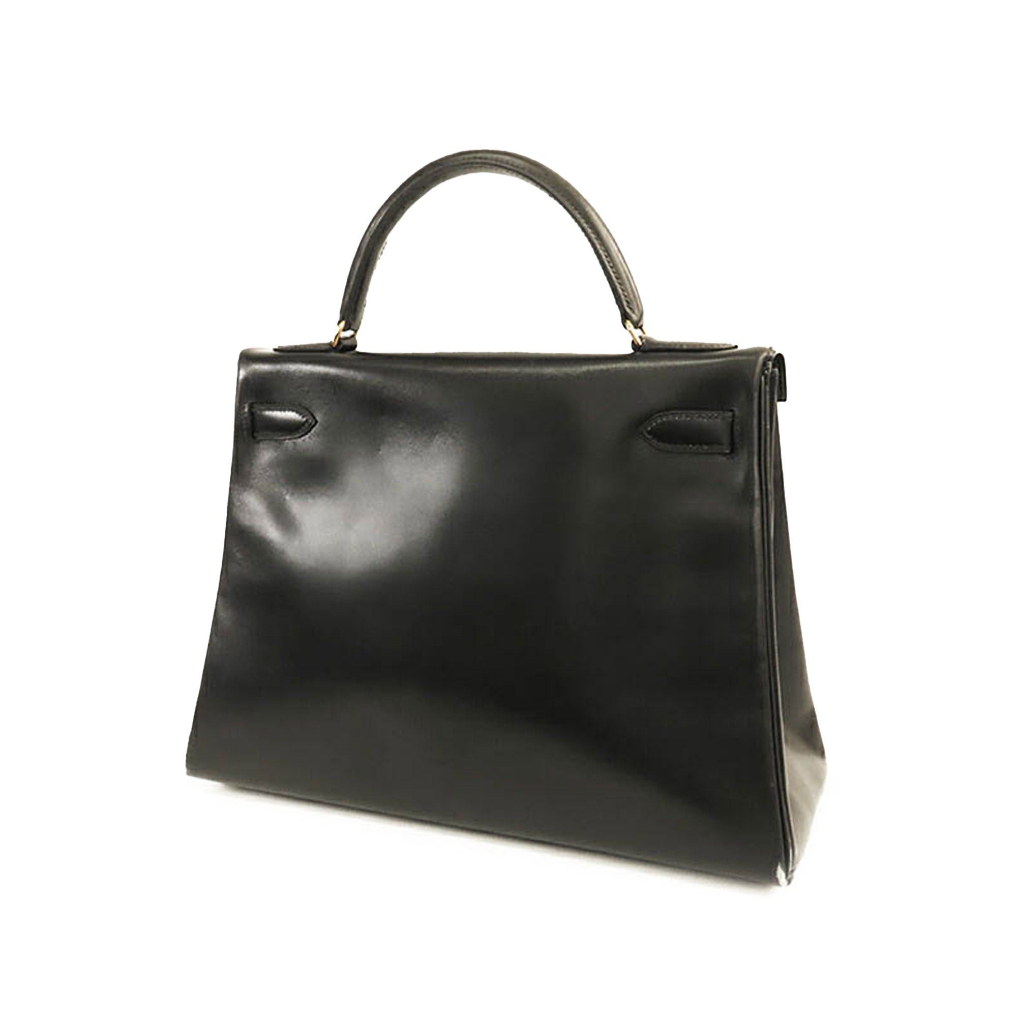 Hermes Hermès Box Calf Kelly Retourne 32 Black Size ONE SIZE - 2 Thumbnail