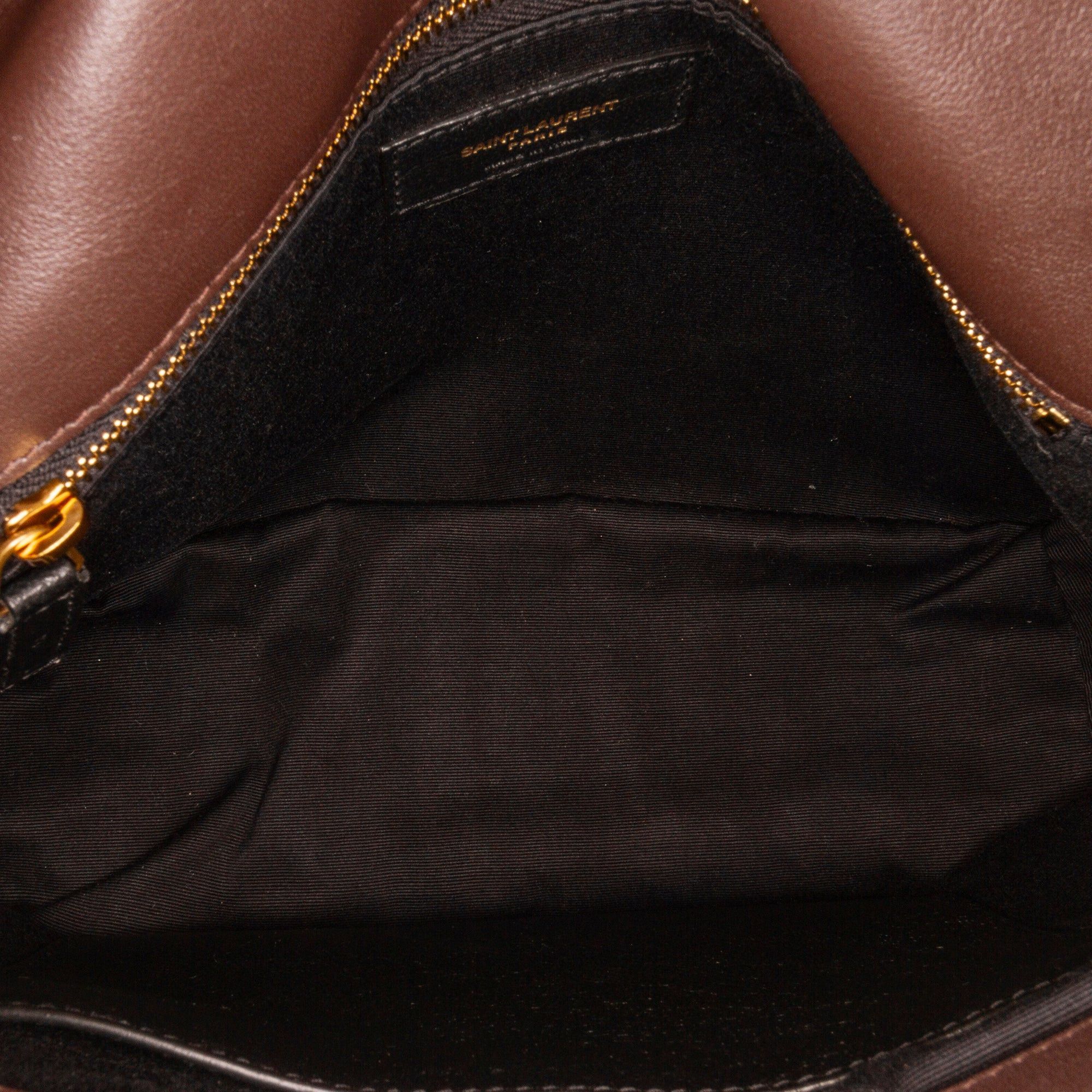 Saint Laurent Paris Saint Laurent Raffia Niki Shoulder Bag Brown Size ONE SIZE - 6 Thumbnail