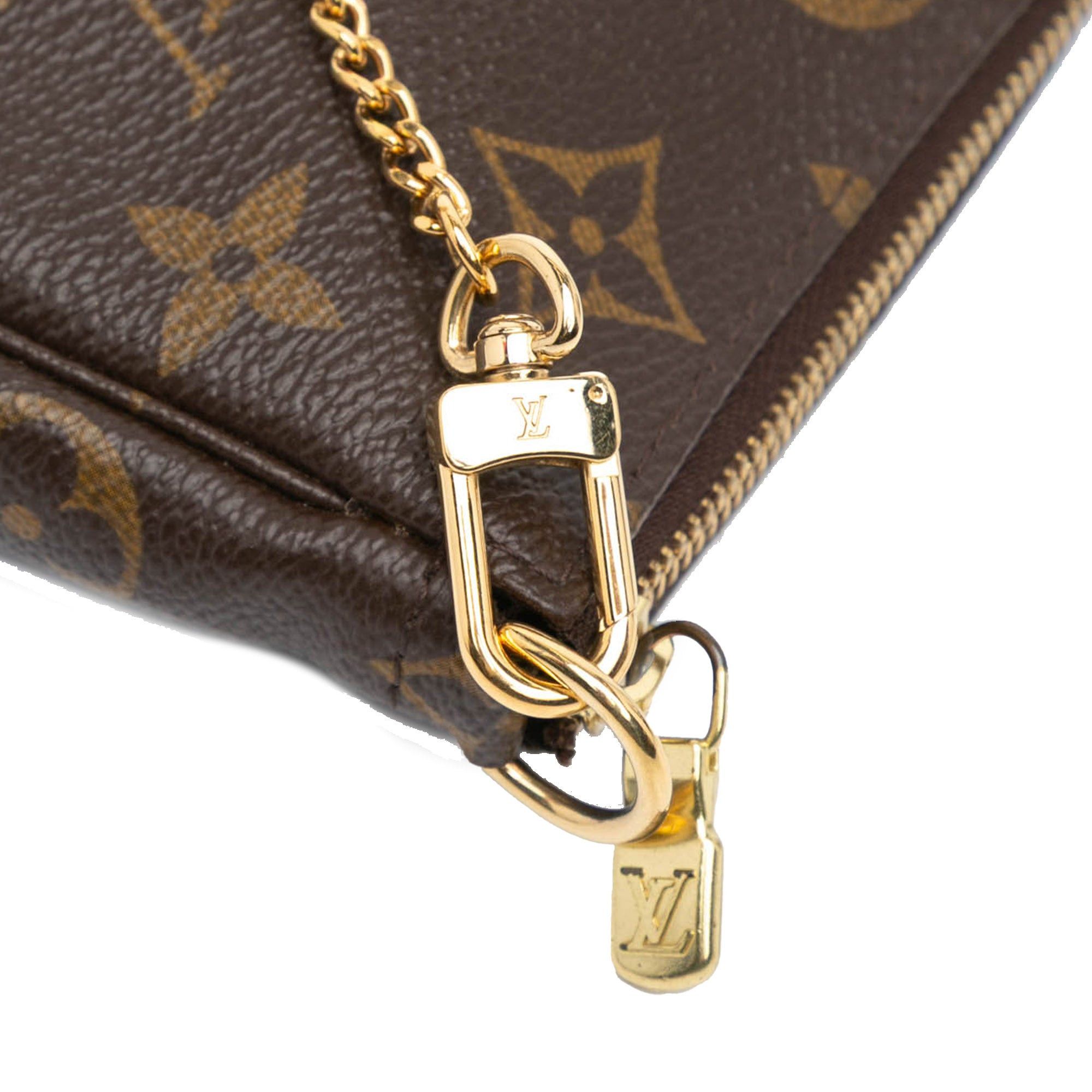 Louis Vuitton Louis Vuitton Monogram Mini Pochette Accessories Brown Size ONE SIZE - 8 Thumbnail