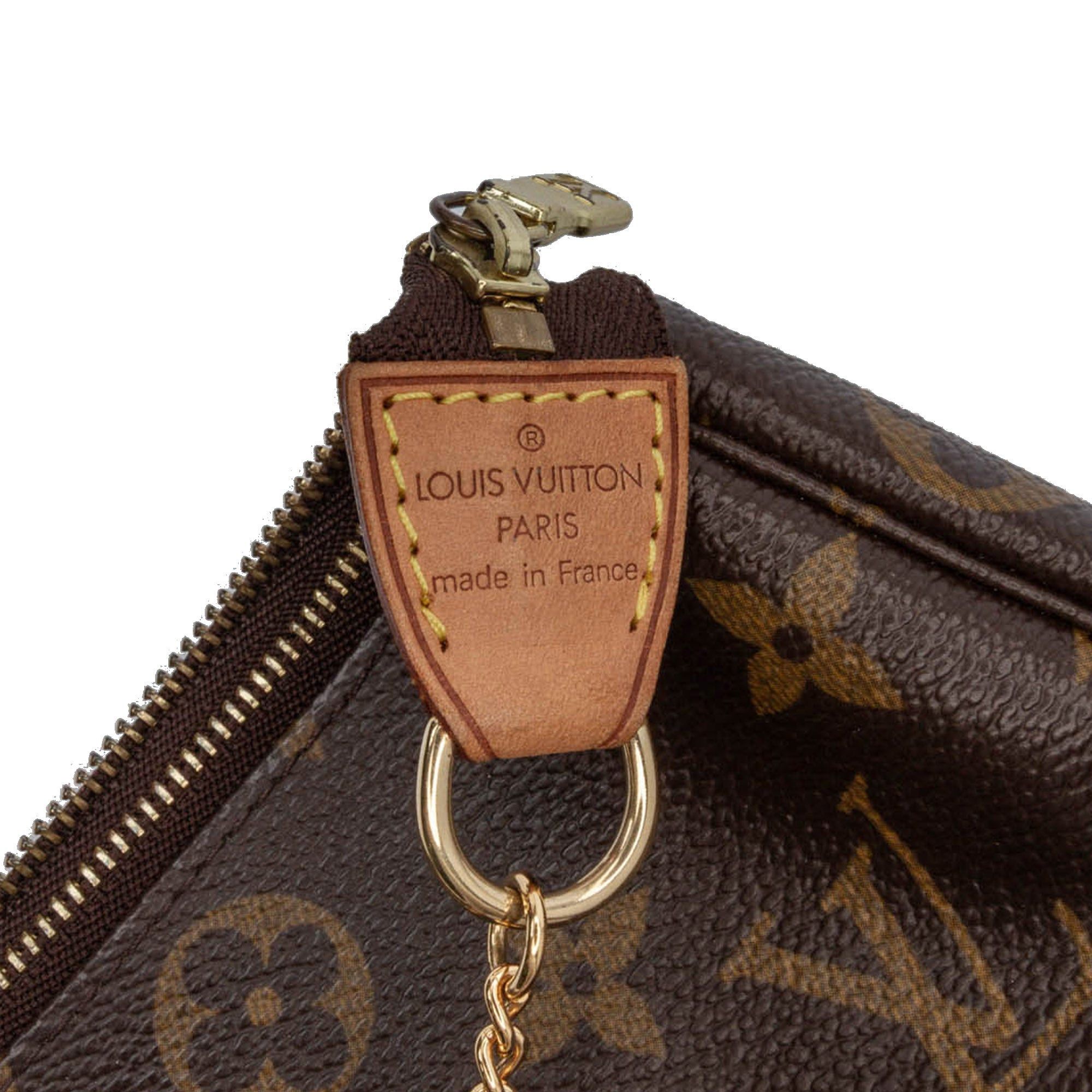 Louis Vuitton Louis Vuitton Monogram Mini Pochette Accessories Brown Size ONE SIZE - 5 Thumbnail