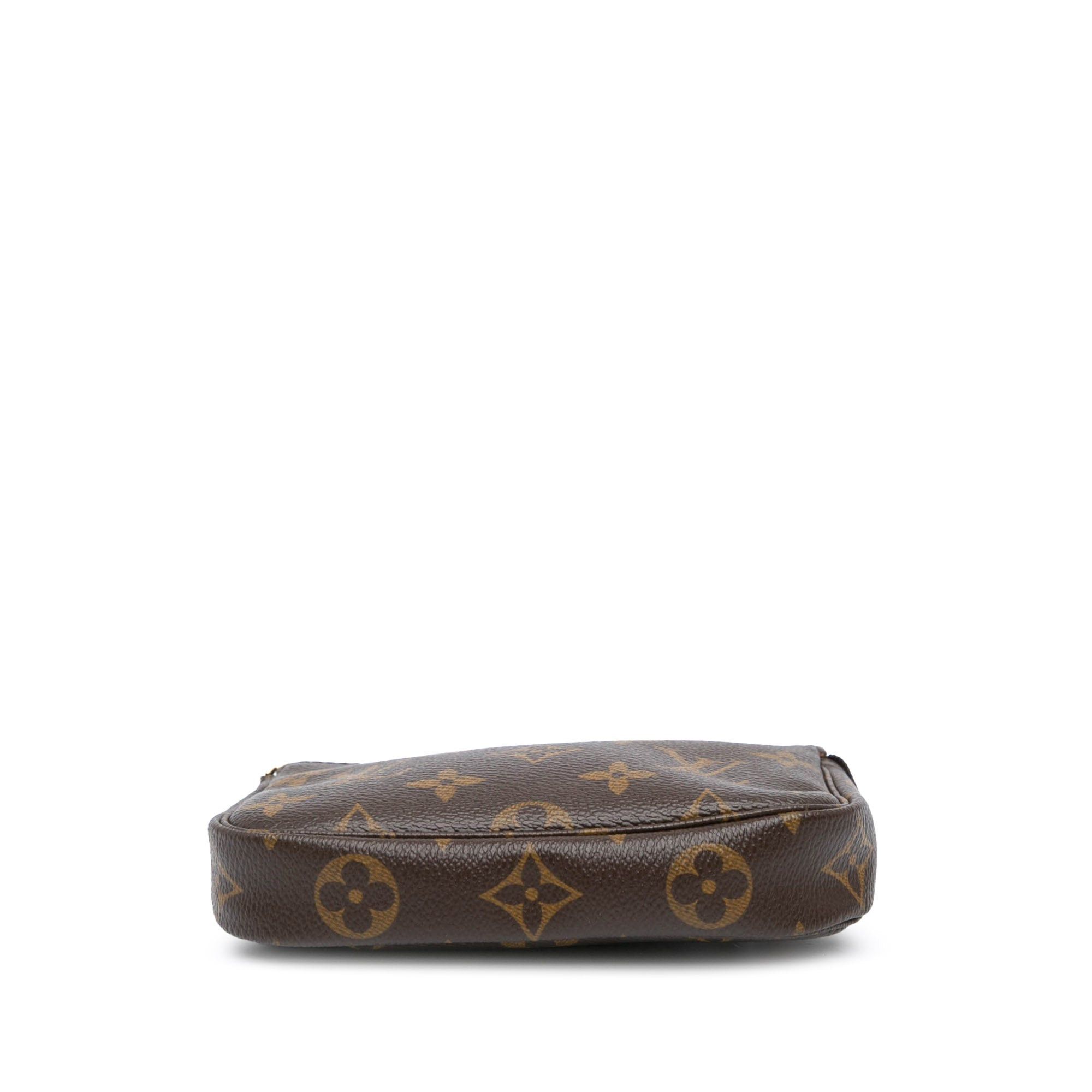 Louis Vuitton Louis Vuitton Monogram Mini Pochette Accessories Brown Size ONE SIZE - 3 Thumbnail