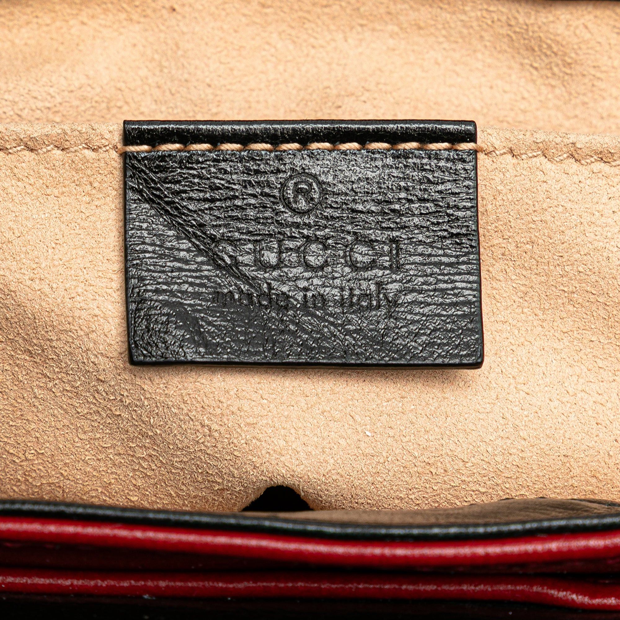 Gucci Gucci Mini Leather Marina Shoulder Bag Red Size ONE SIZE - 5 Thumbnail