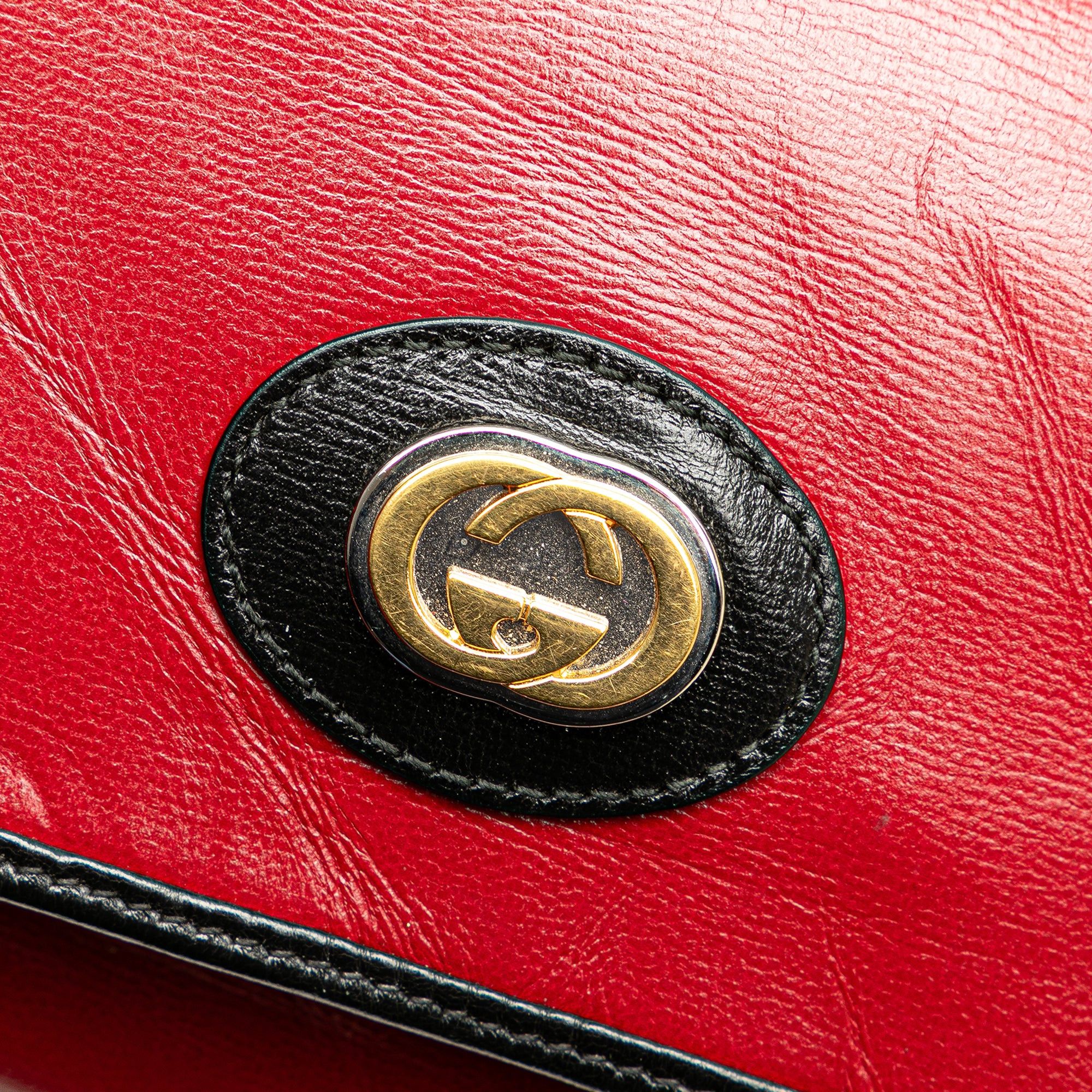 Gucci Gucci Mini Leather Marina Shoulder Bag Red Size ONE SIZE - 7 Thumbnail