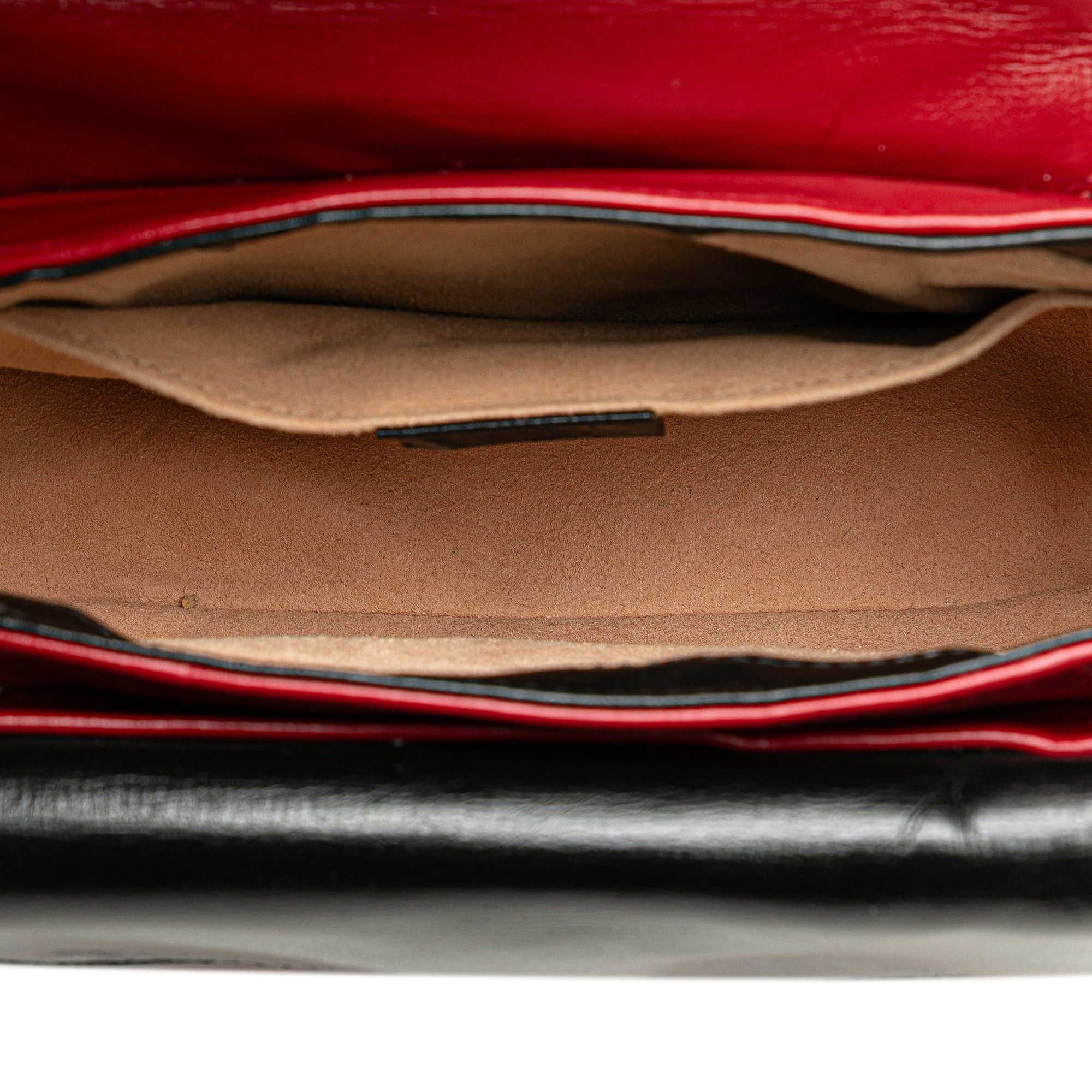 Gucci Gucci Mini Leather Marina Shoulder Bag Red Size ONE SIZE - 4 Thumbnail