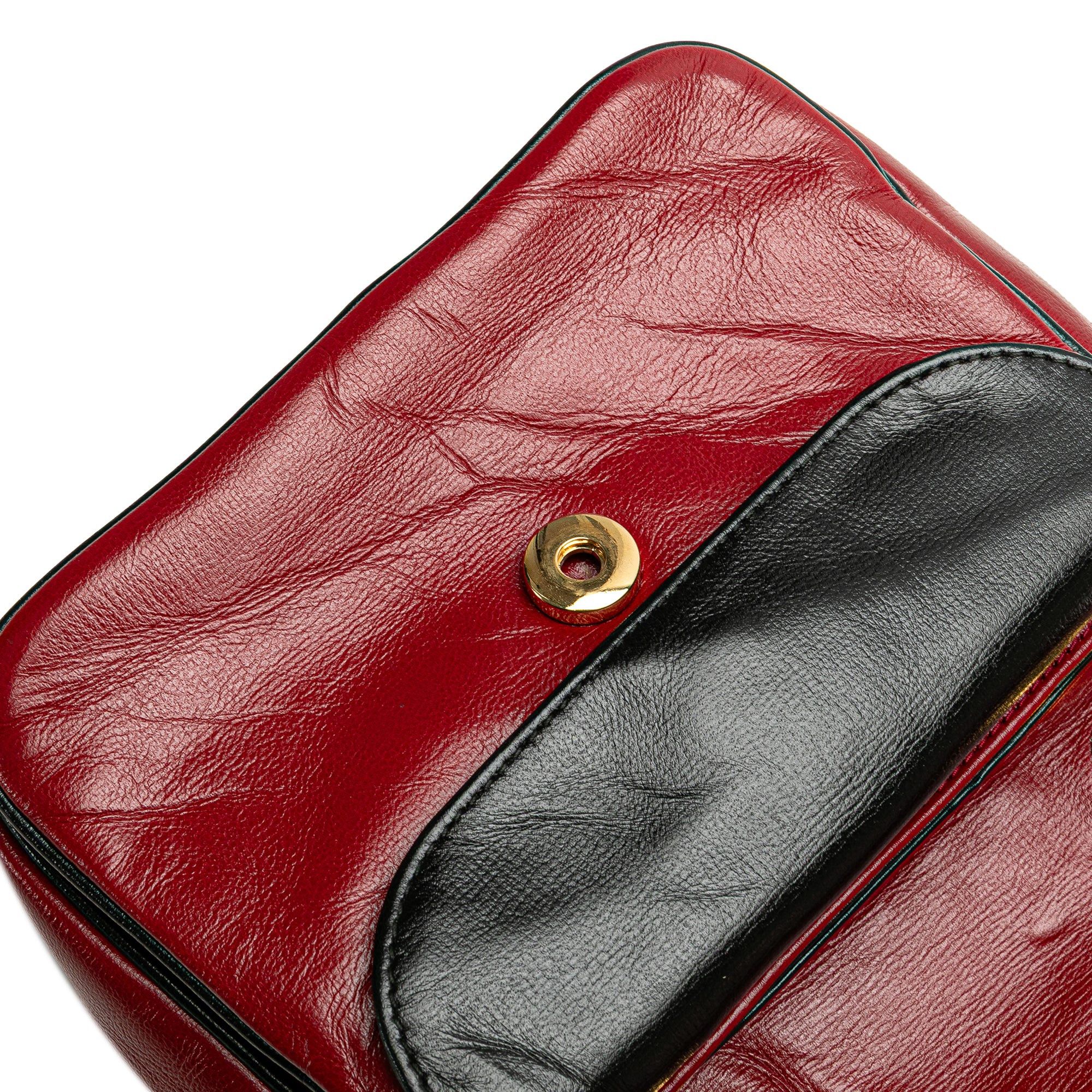 Gucci Gucci Mini Leather Marina Shoulder Bag Red Size ONE SIZE - 10 Thumbnail