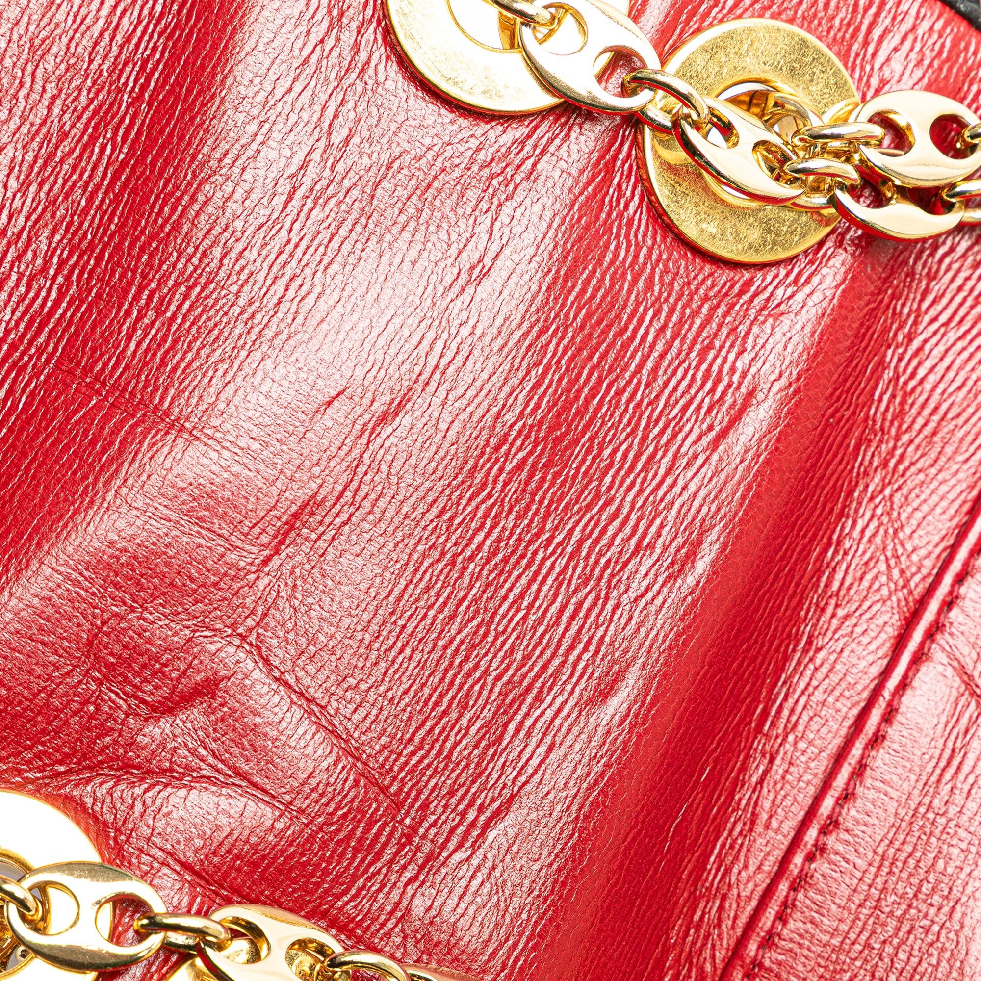 Gucci Gucci Mini Leather Marina Shoulder Bag Red Size ONE SIZE - 8 Thumbnail