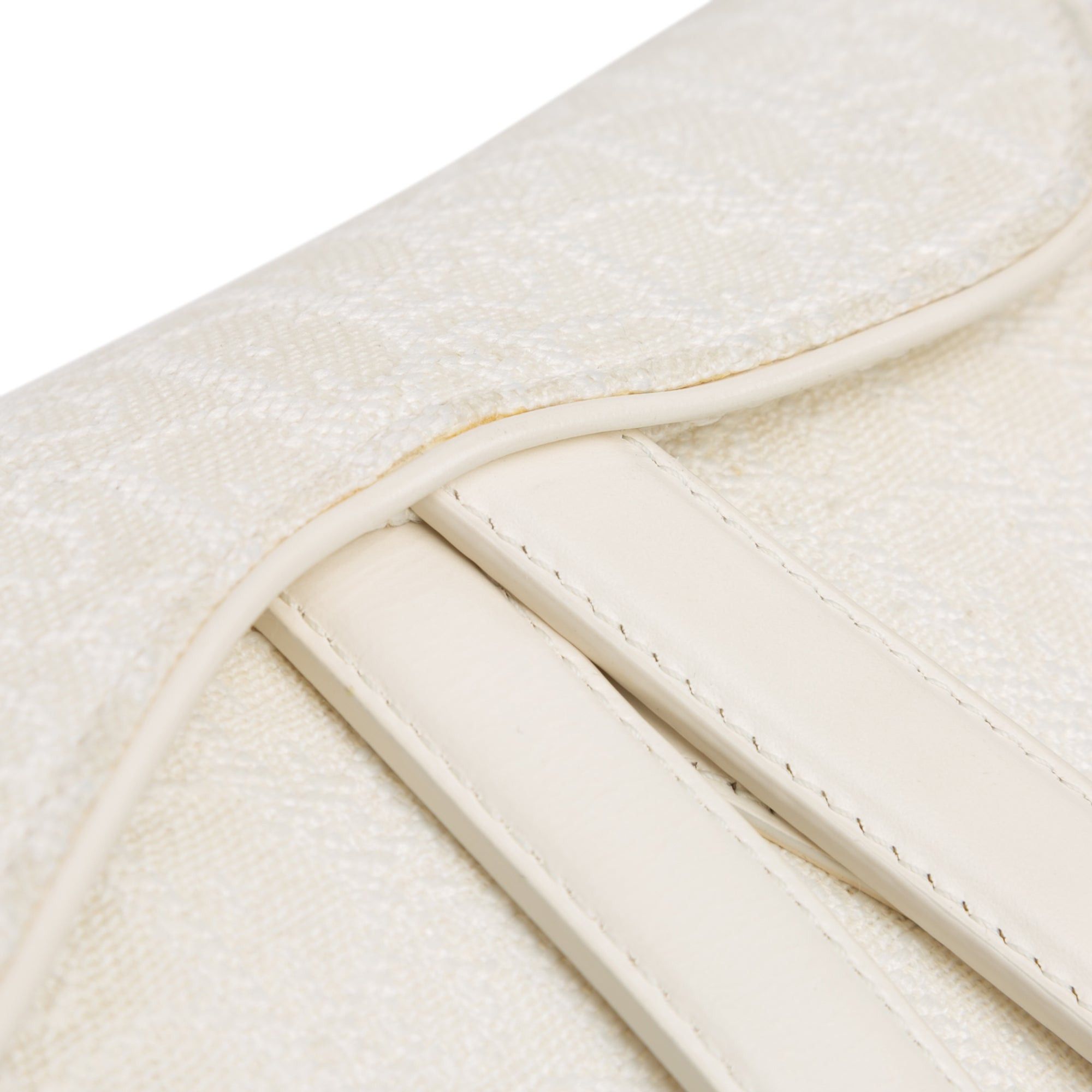 Dior Dior Mini Oblique Canvas Saddle Bag White Size ONE SIZE - 7 Thumbnail