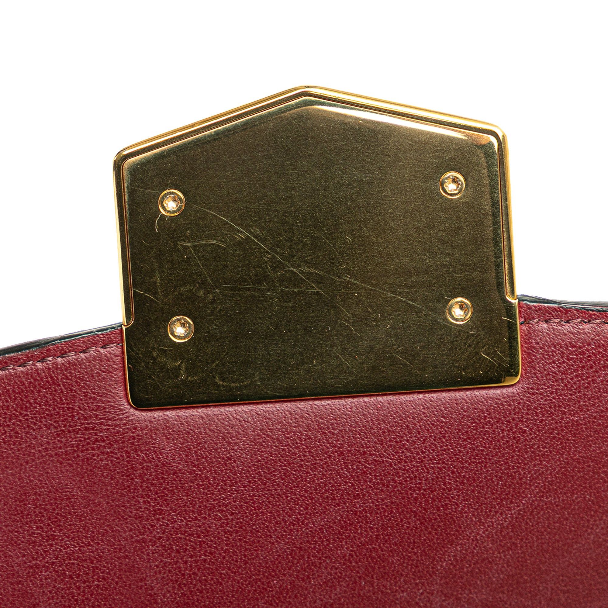Celine Celine Smooth Calfskin Trotter Clutch Black Size ONE SIZE - 10 Thumbnail