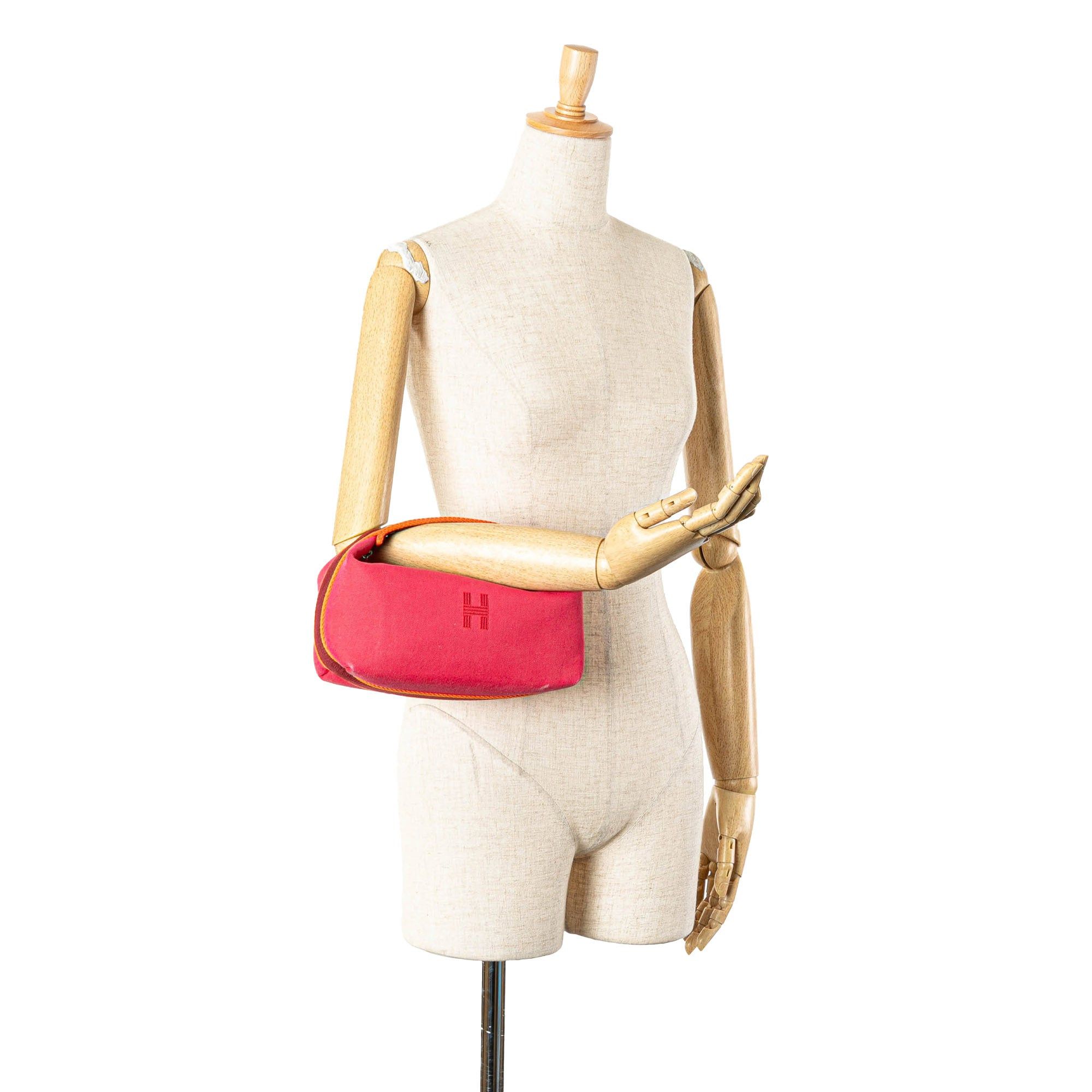 Hermes Hermès Small Toile Bride A Brac Pink Size ONE SIZE - 12 Thumbnail