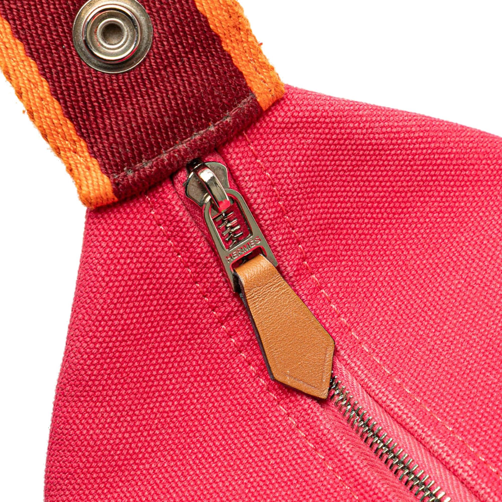 Hermes Hermès Small Toile Bride A Brac Pink Size ONE SIZE - 7 Thumbnail