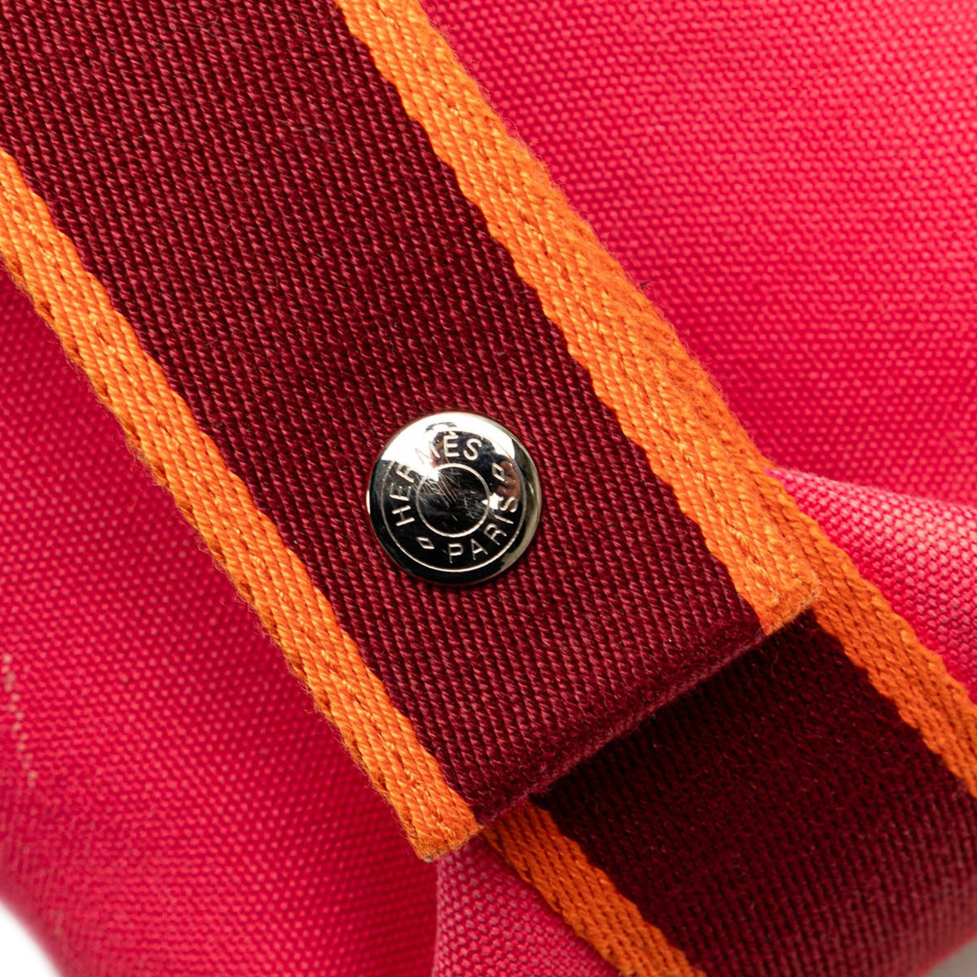 Hermes Hermès Small Toile Bride A Brac Pink Size ONE SIZE - 8 Thumbnail