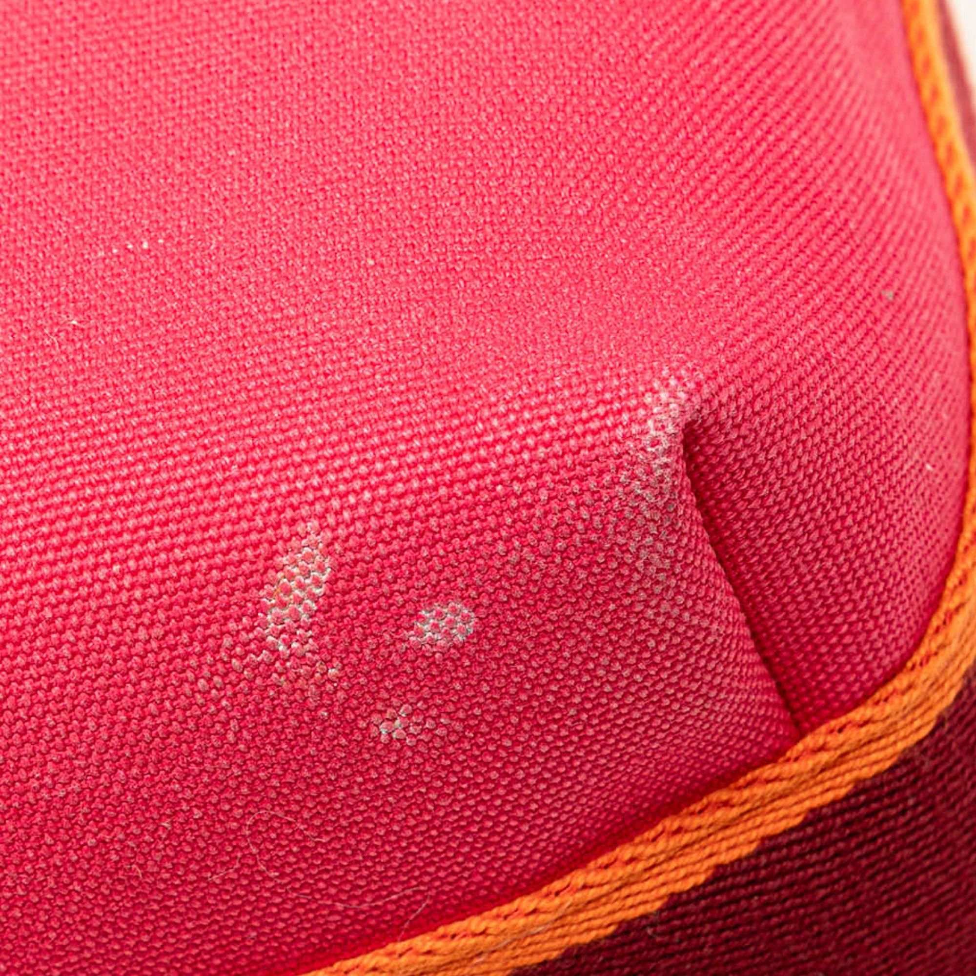 Hermes Hermès Small Toile Bride A Brac Pink Size ONE SIZE - 10 Thumbnail
