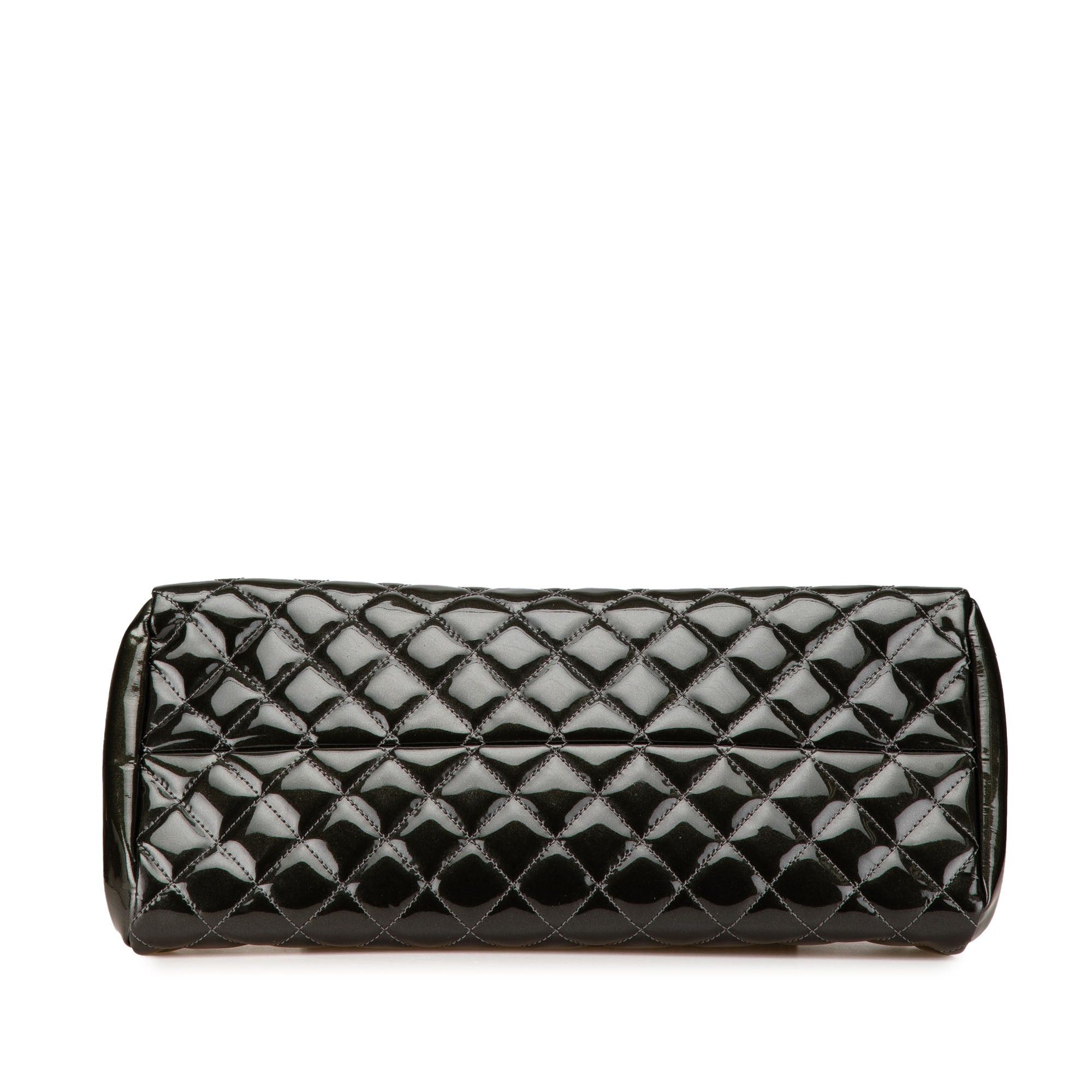 Chanel Chanel Medium Patent Ombre Just Mademoiselle Shoulder Bag Green Size ONE SIZE - 3 Thumbnail