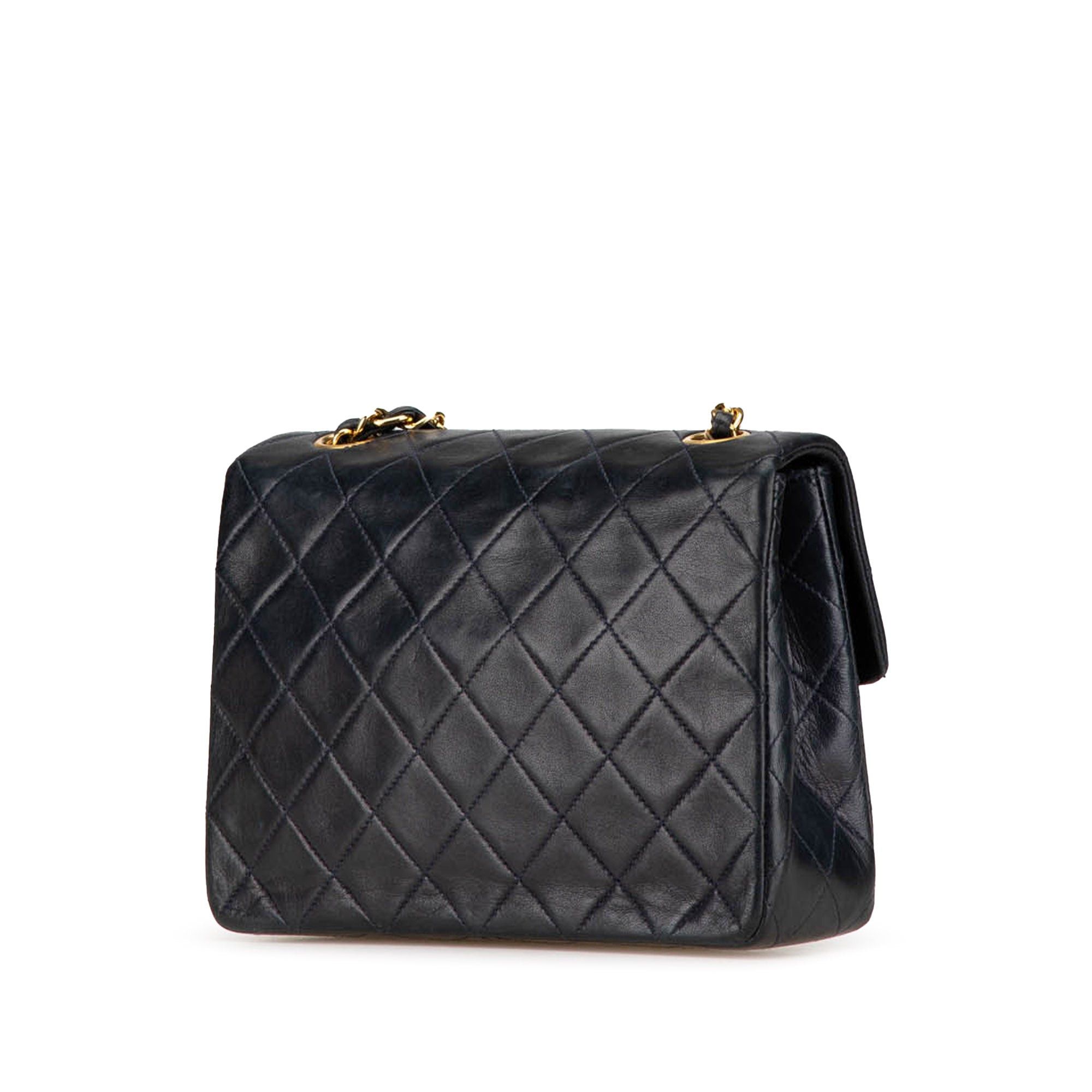 Chanel Chanel Mini Classic Lambskin Single Flap Black Size ONE SIZE - 2 Thumbnail