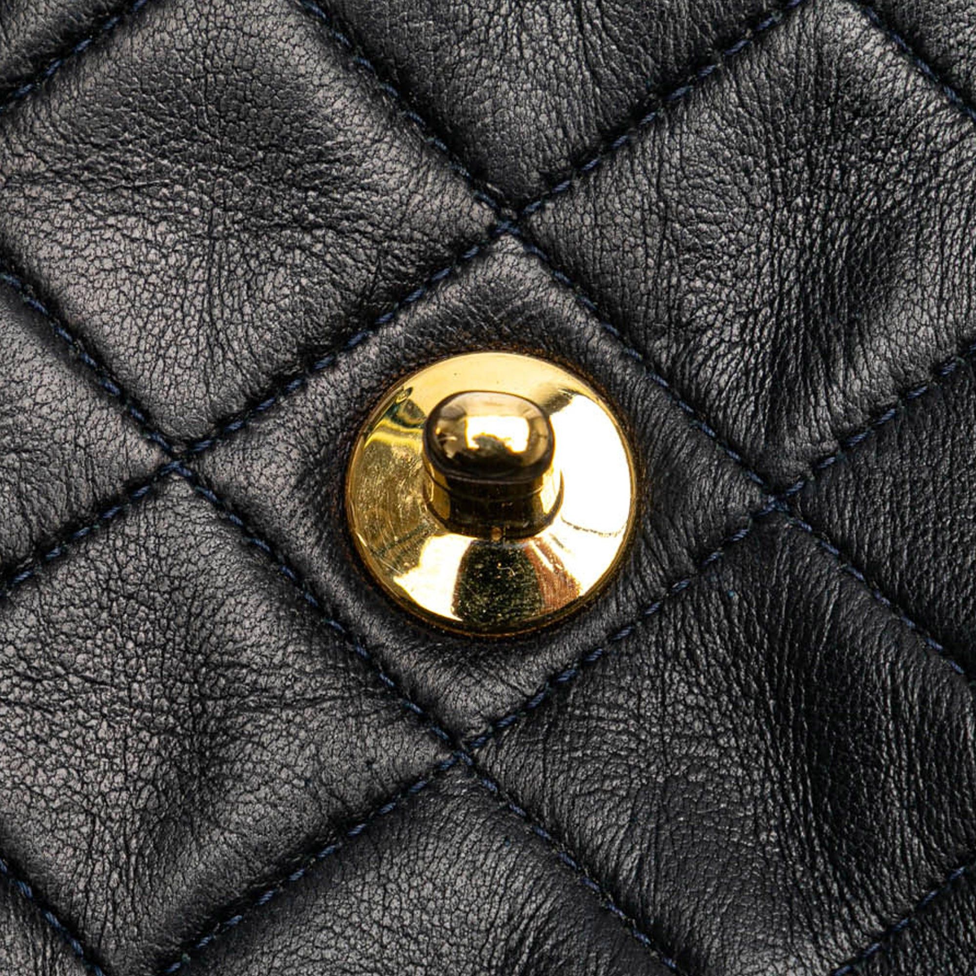 Chanel Chanel Mini Classic Lambskin Single Flap Black Size ONE SIZE - 10 Thumbnail