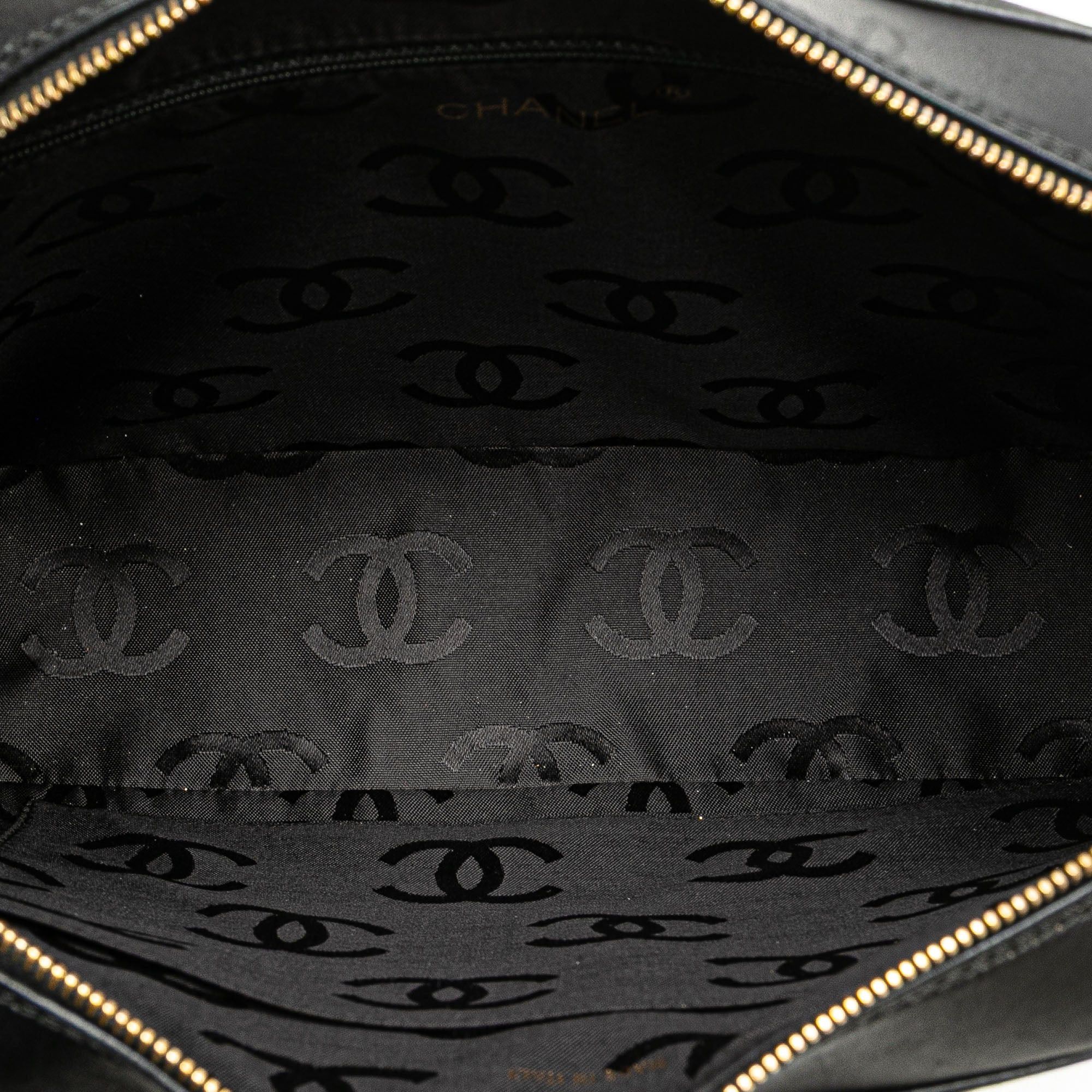 Chanel Chanel CC Chevron Lambskin Camera Shoulder Bag Black Size ONE SIZE - 5 Thumbnail