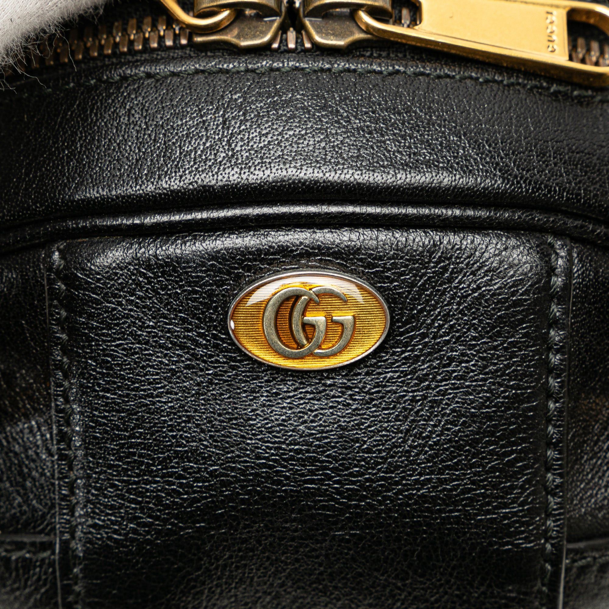 Gucci Gucci Mini Leather Water Buffalo Tifosa Basketball Bag Black Size ONE SIZE - 7 Thumbnail