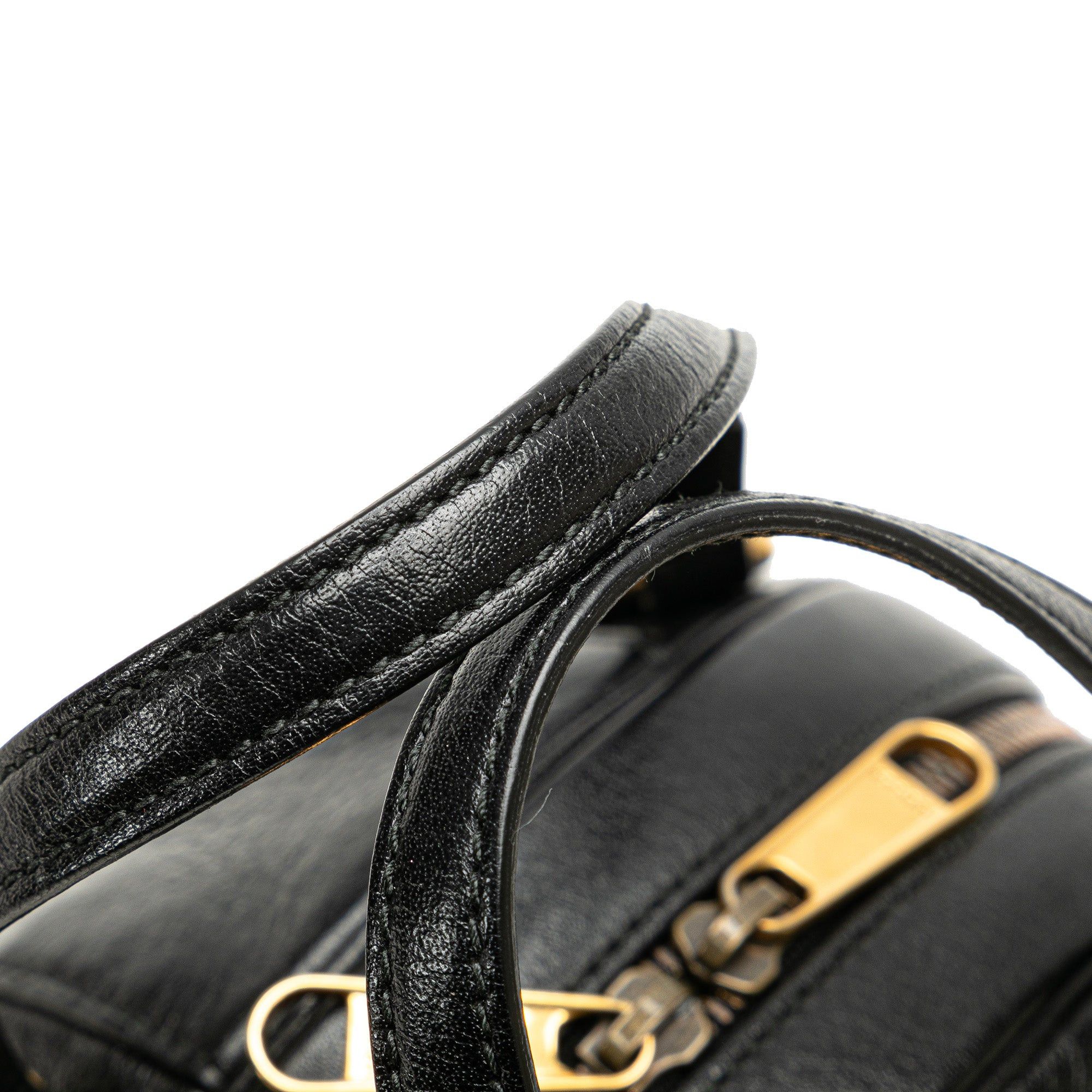 Gucci Gucci Mini Leather Water Buffalo Tifosa Basketball Bag Black Size ONE SIZE - 10 Thumbnail