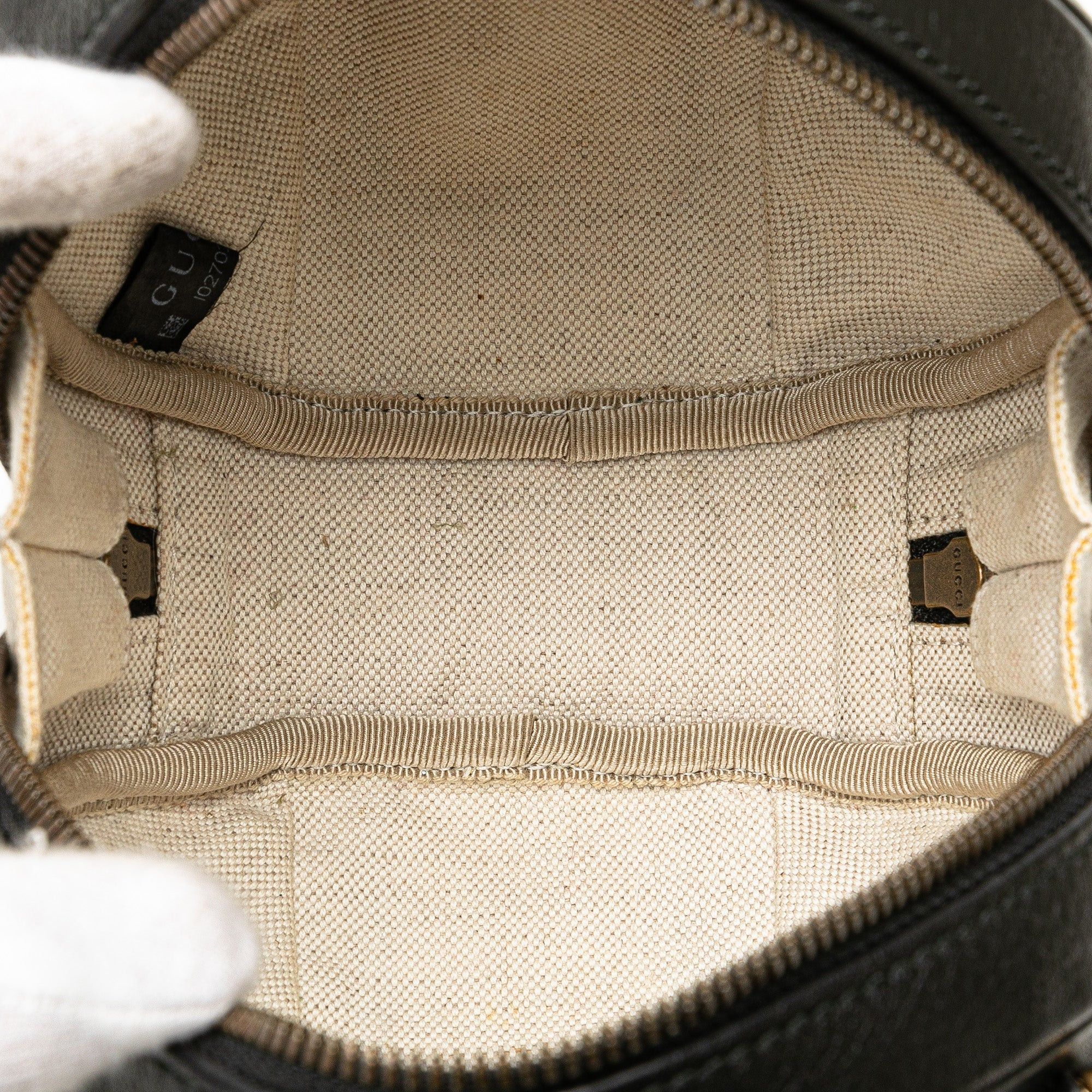 Gucci Gucci Mini Leather Water Buffalo Tifosa Basketball Bag Black Size ONE SIZE - 4 Thumbnail