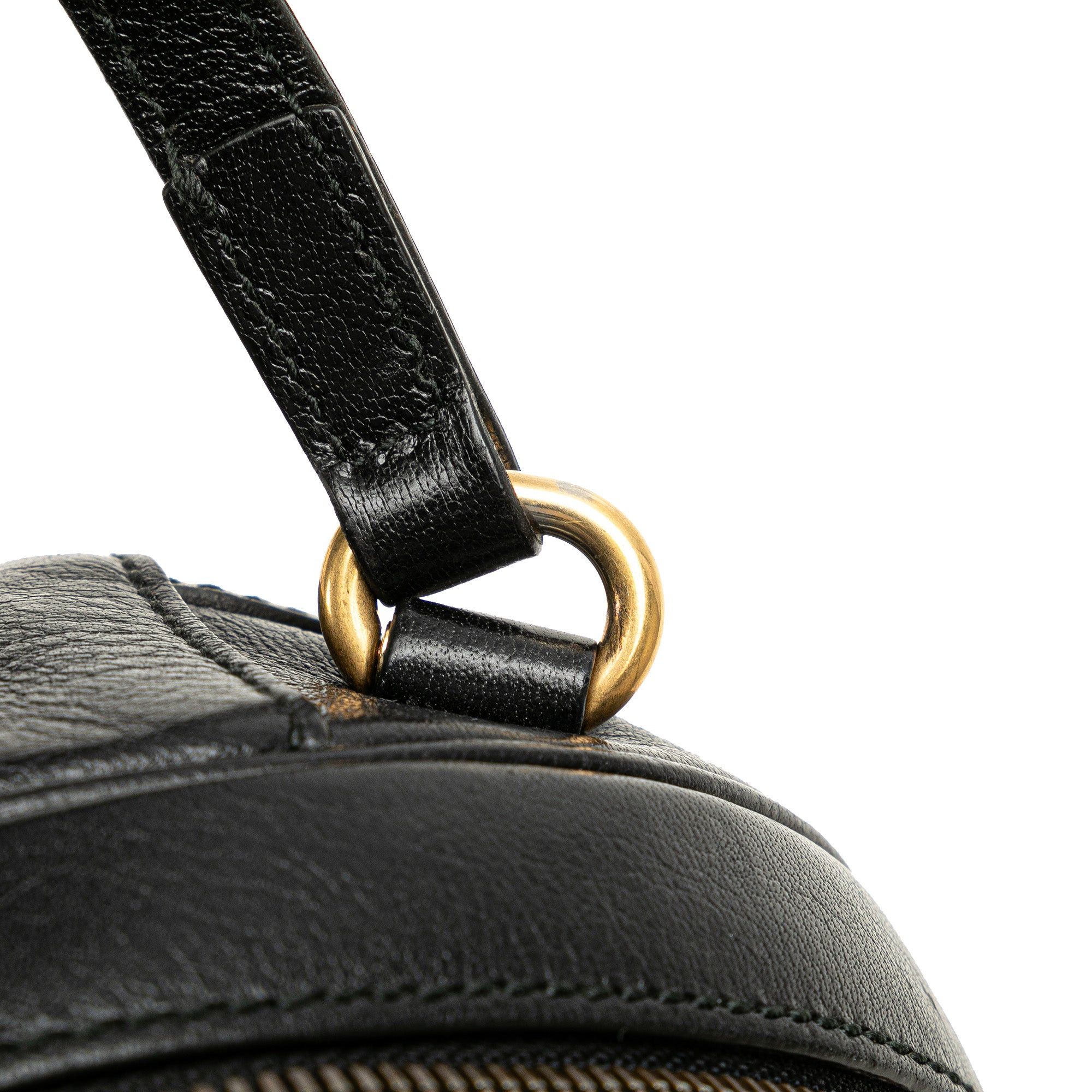 Gucci Gucci Mini Leather Water Buffalo Tifosa Basketball Bag Black Size ONE SIZE - 9 Thumbnail