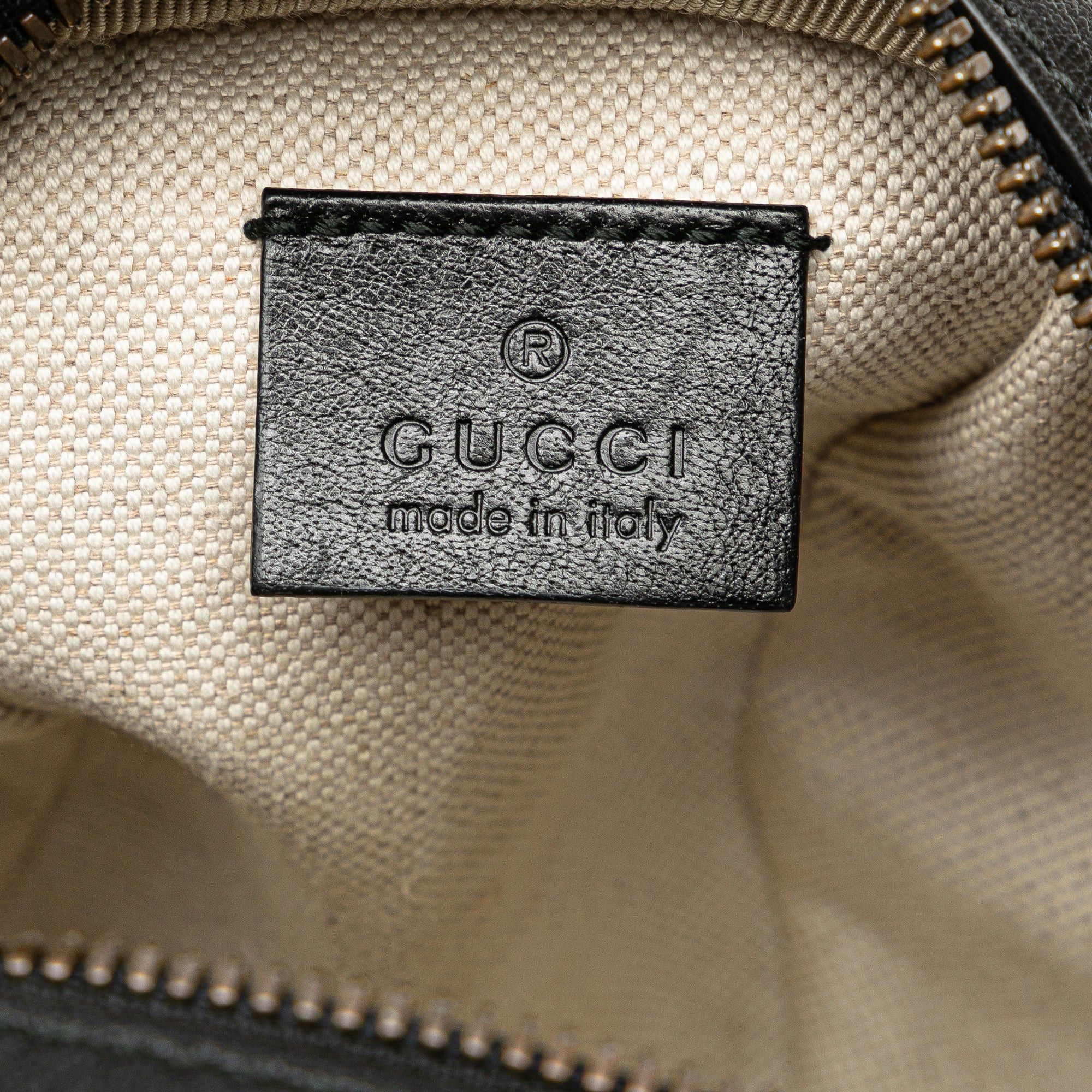 Gucci Gucci Mini Leather Water Buffalo Tifosa Basketball Bag Black Size ONE SIZE - 5 Thumbnail