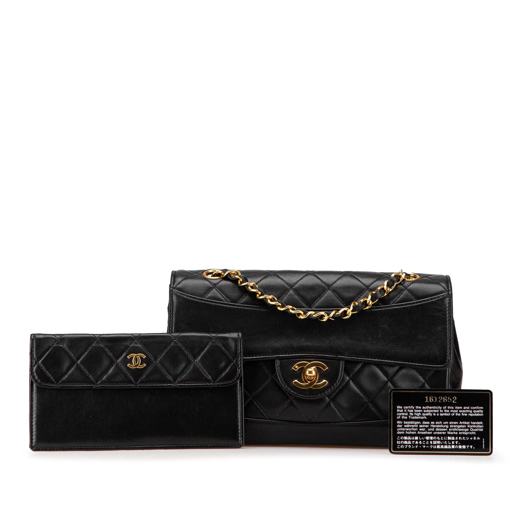 Chanel Chanel Medium CC Quilted Lambskin Single Flap Black Size ONE SIZE - 14 Thumbnail