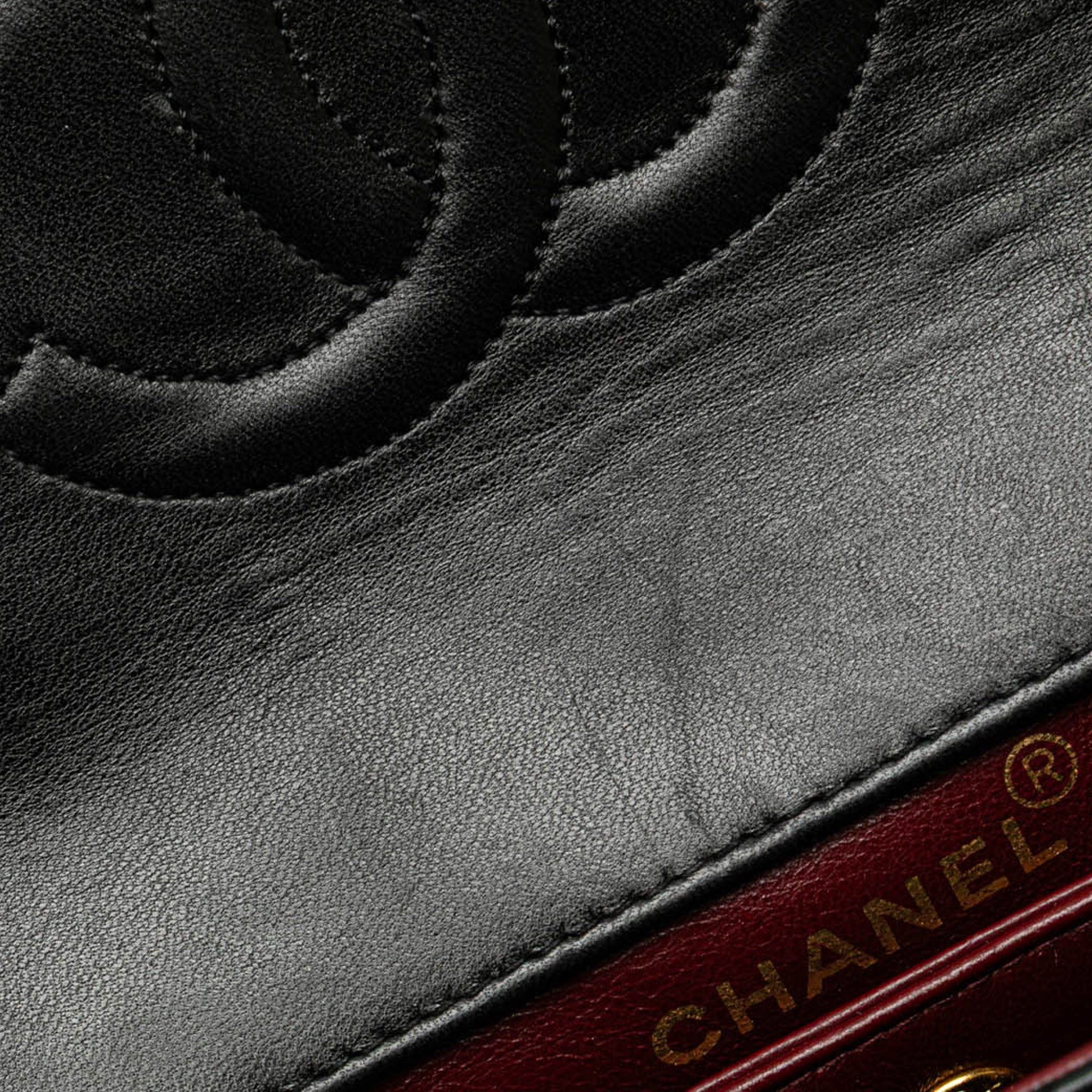 Chanel Chanel Medium CC Quilted Lambskin Single Flap Black Size ONE SIZE - 11 Thumbnail