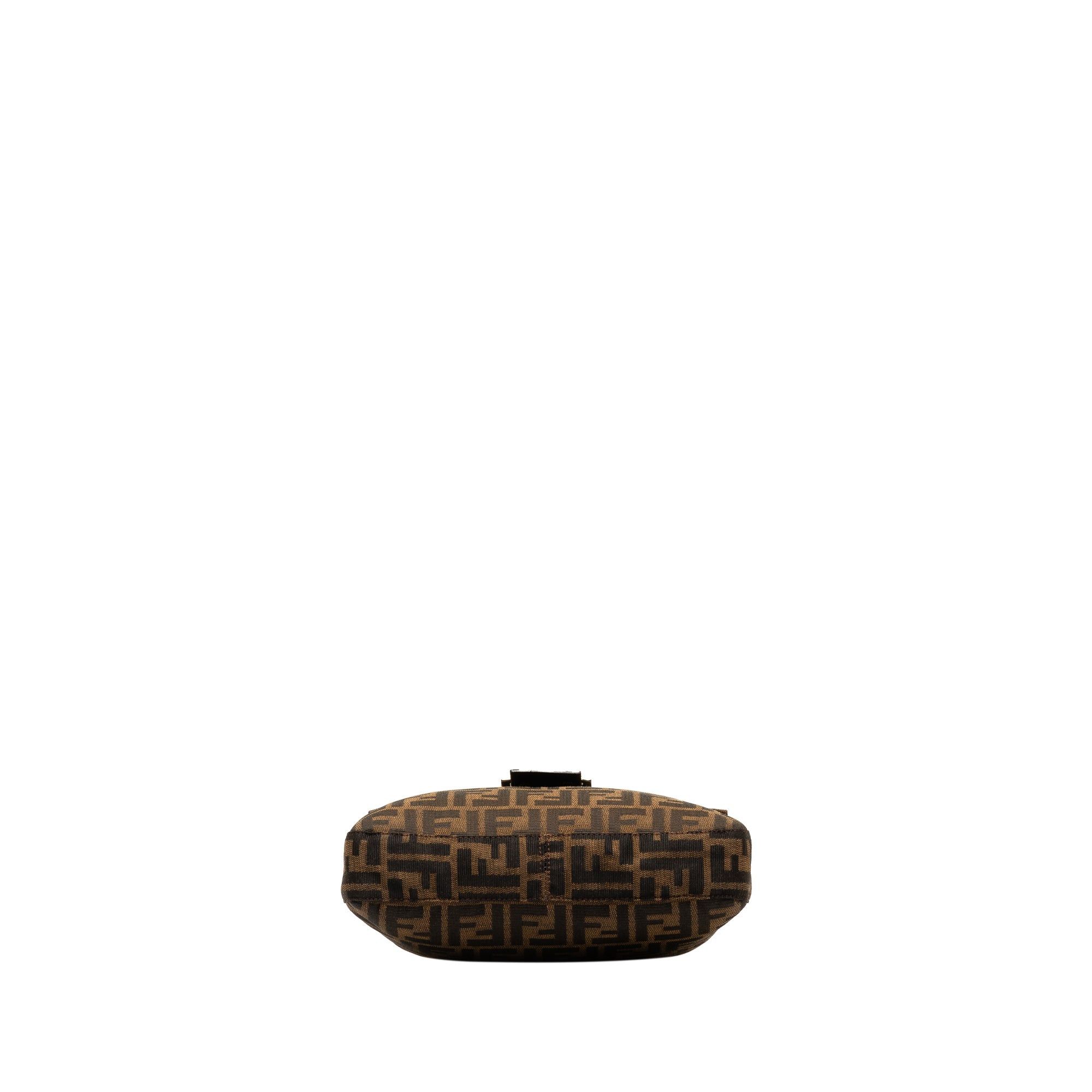 Fendi Fendi Zucca Canvas Shoulder Bag Brown Size ONE SIZE - 4 Thumbnail