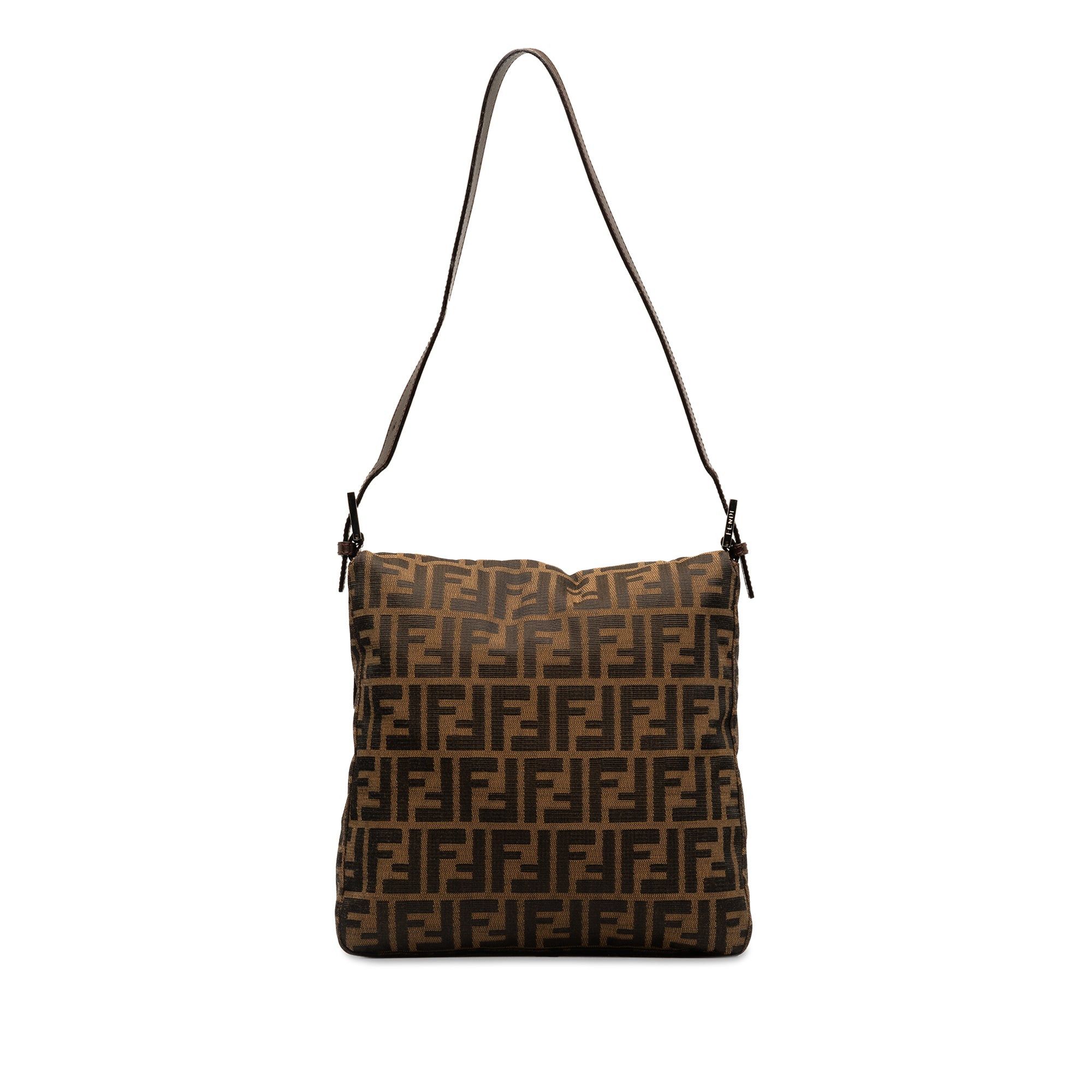 Fendi Fendi Zucca Canvas Shoulder Bag Brown Size ONE SIZE - 3 Thumbnail