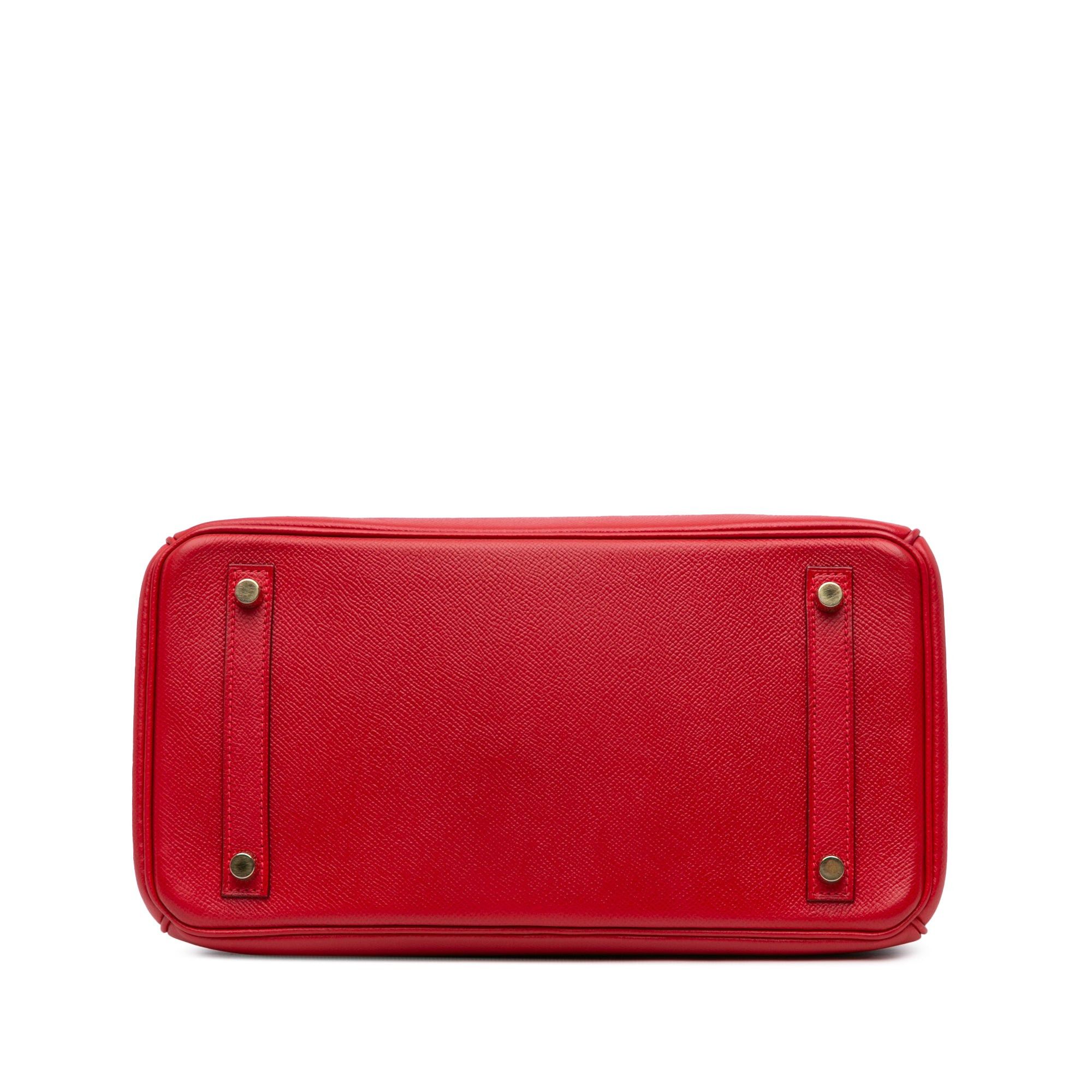 Hermes Hermès Epsom Birkin Retourne 30 Red Size ONE SIZE - 3 Thumbnail
