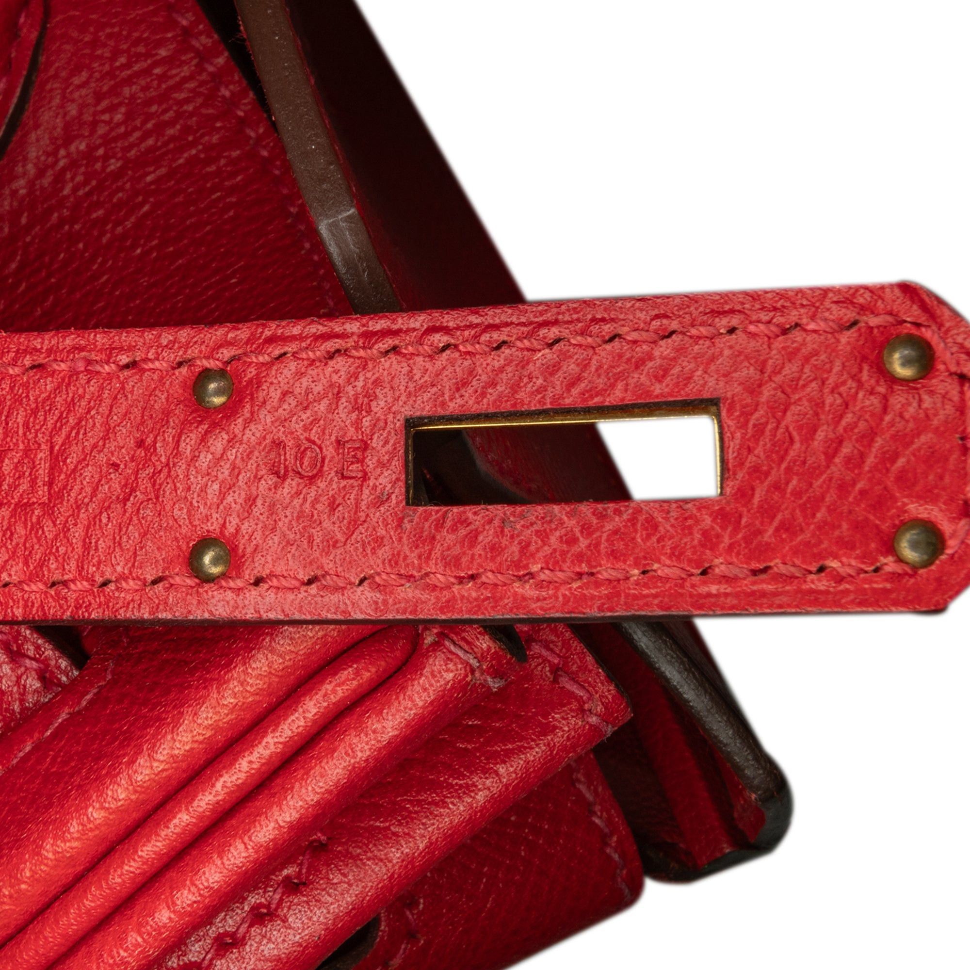 Hermes Hermès Epsom Birkin Retourne 30 Red Size ONE SIZE - 5 Thumbnail