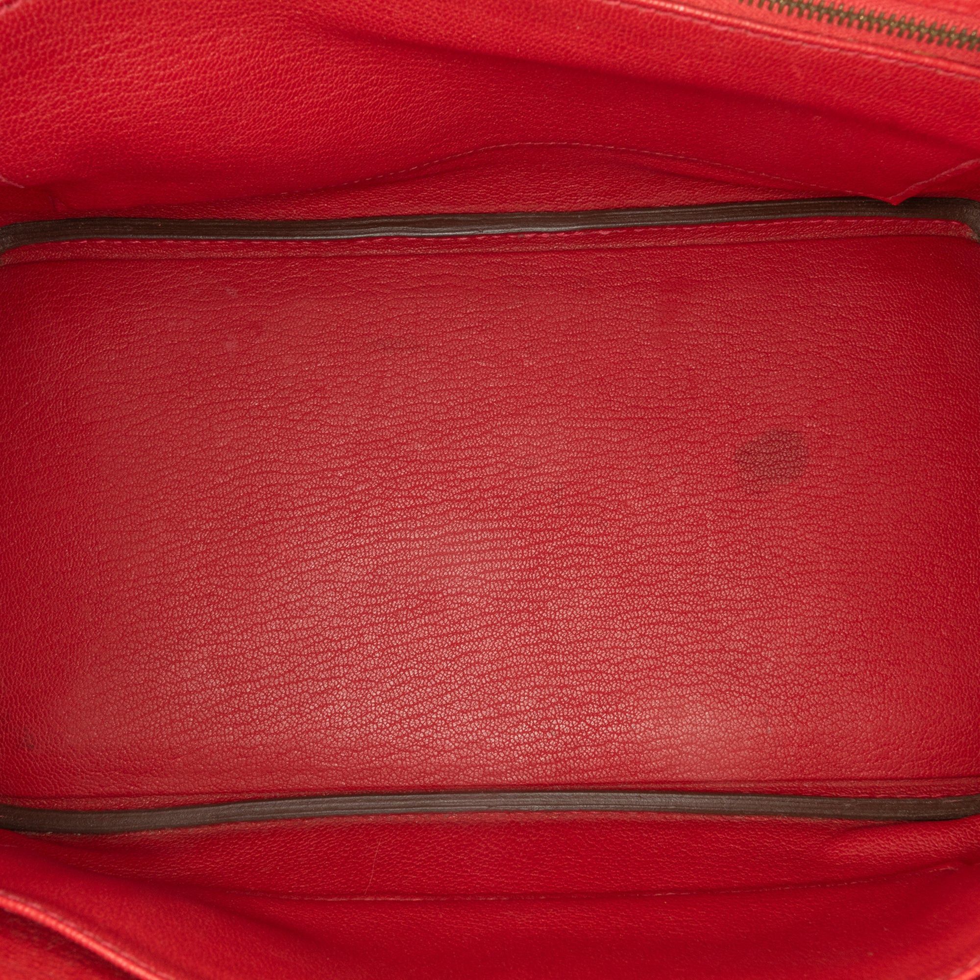 Hermes Hermès Epsom Birkin Retourne 30 Red Size ONE SIZE - 4 Thumbnail