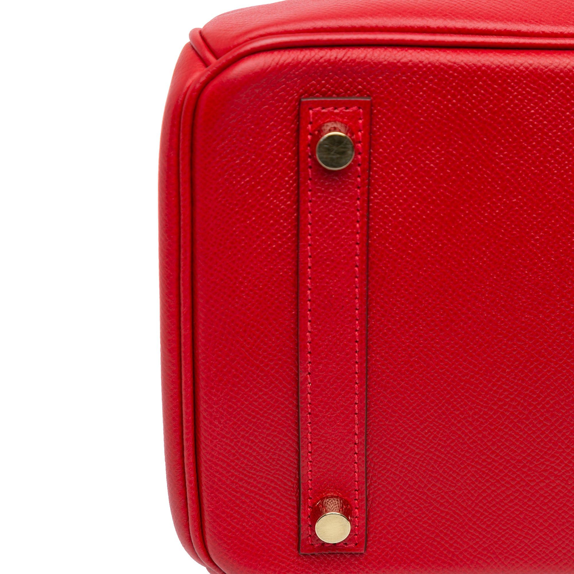 Hermes Hermès Epsom Birkin Retourne 30 Red Size ONE SIZE - 8 Thumbnail