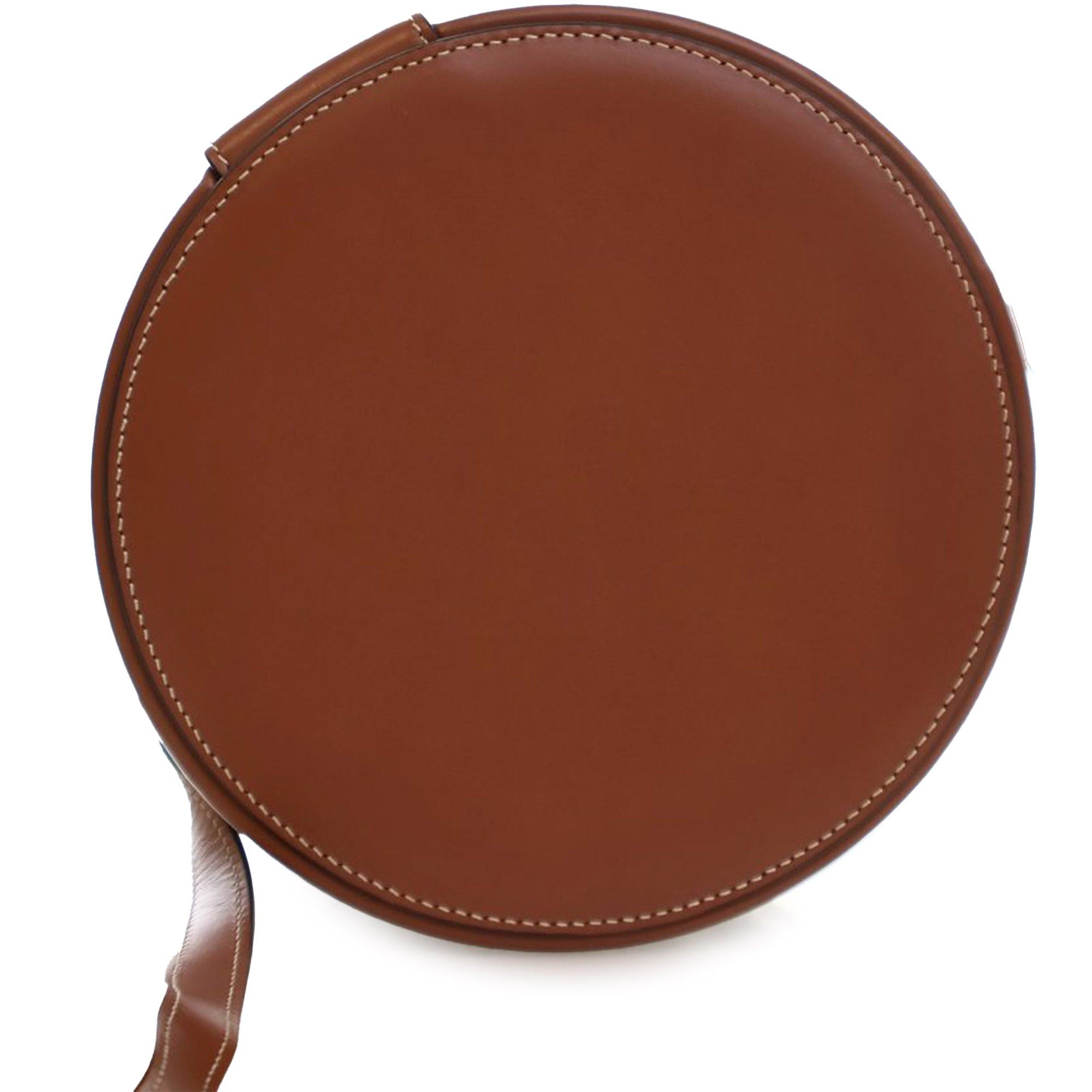 Celine Celine Medium Triomphe Coated Canvas Tambour Crossbody Brown Size ONE SIZE - 7 Thumbnail