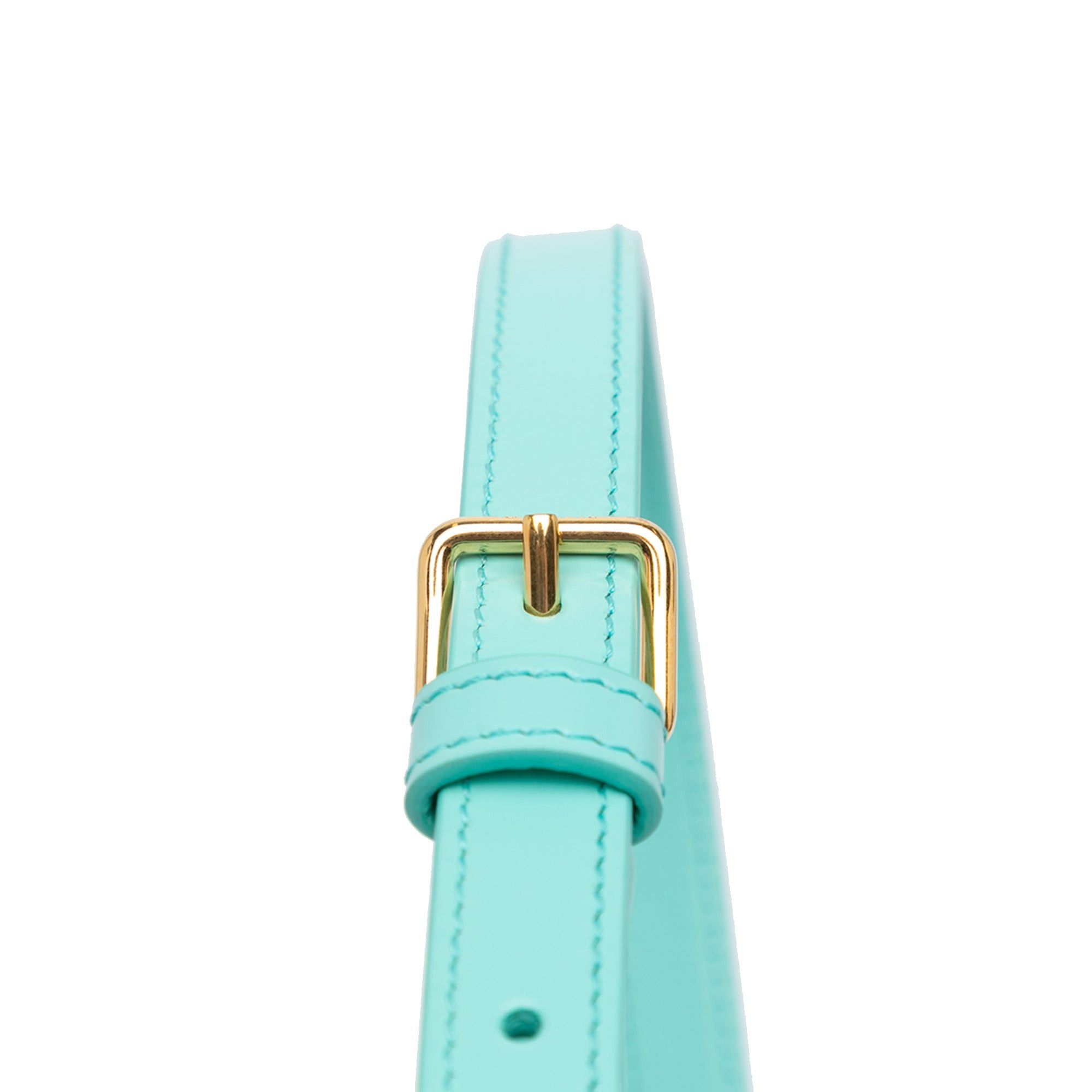 Celine Celine Triomphe Leather Claude Shoulder Bag Blue Size ONE SIZE - 9 Thumbnail