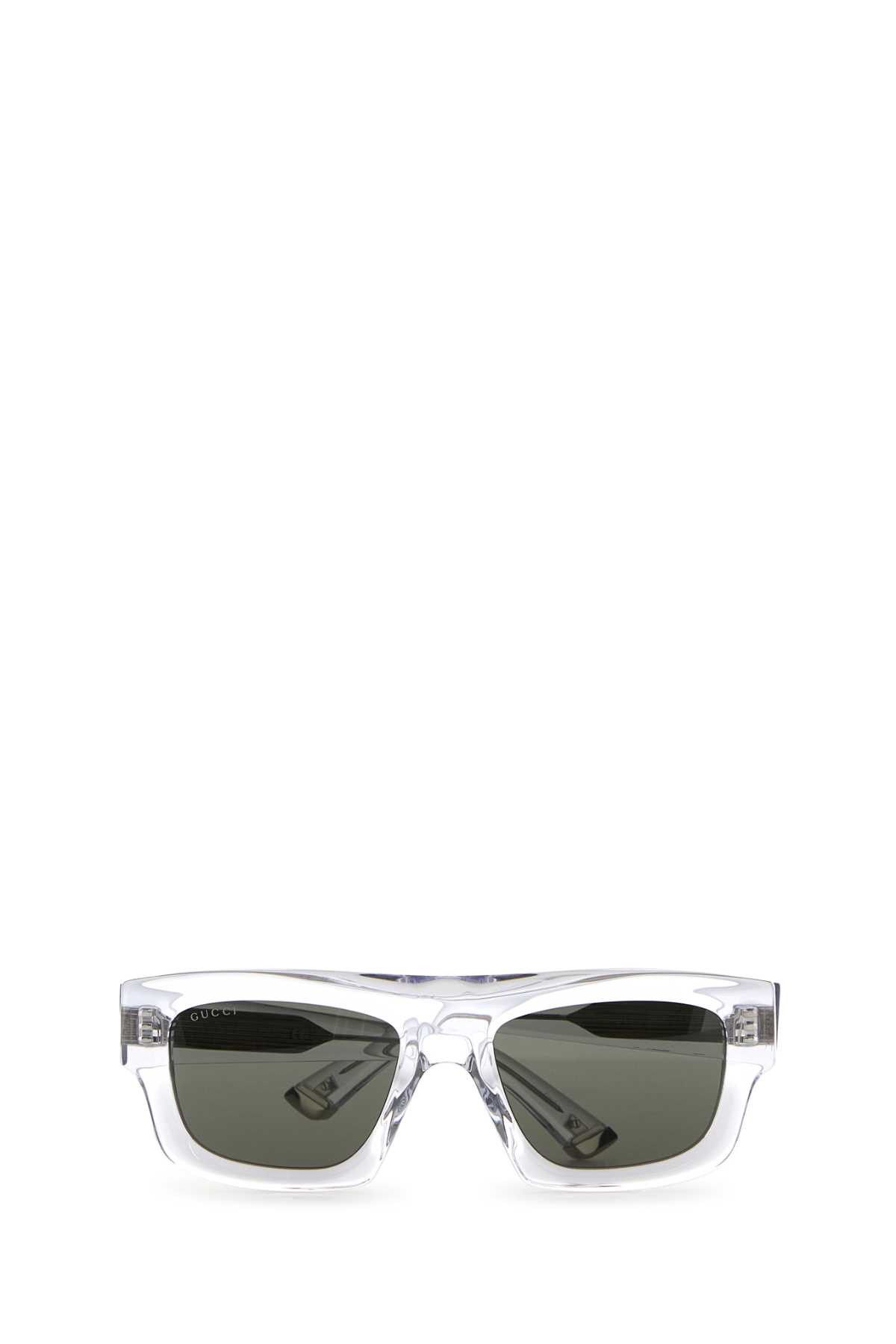 Gucci Transparent Acetate Sunglasses Size ONE SIZE - 2 Thumbnail