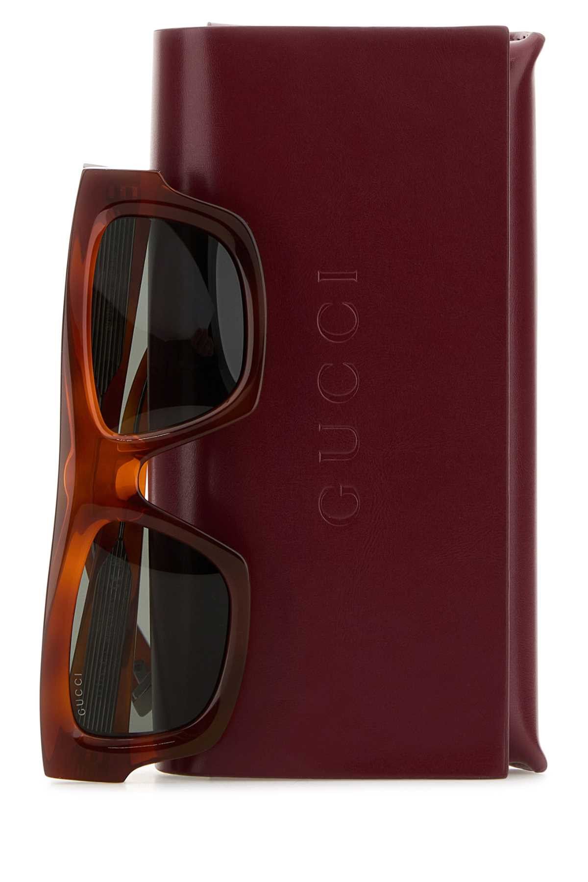 Gucci Caramel Acetate Sunglasses Size ONE SIZE - 3 Thumbnail