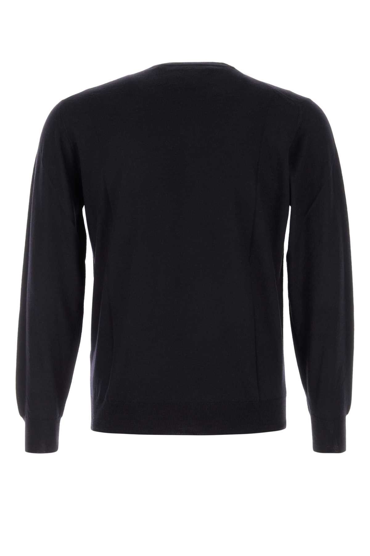 Midnight Blue Wool Sweater